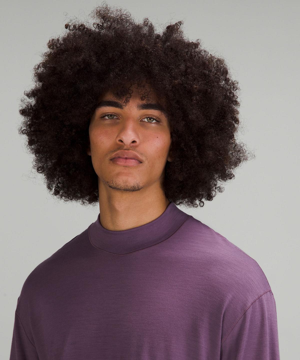 Chemises Lululemon Merino Wool-Blend Long-Sleeve Homme Violette | FR_LuLu10934