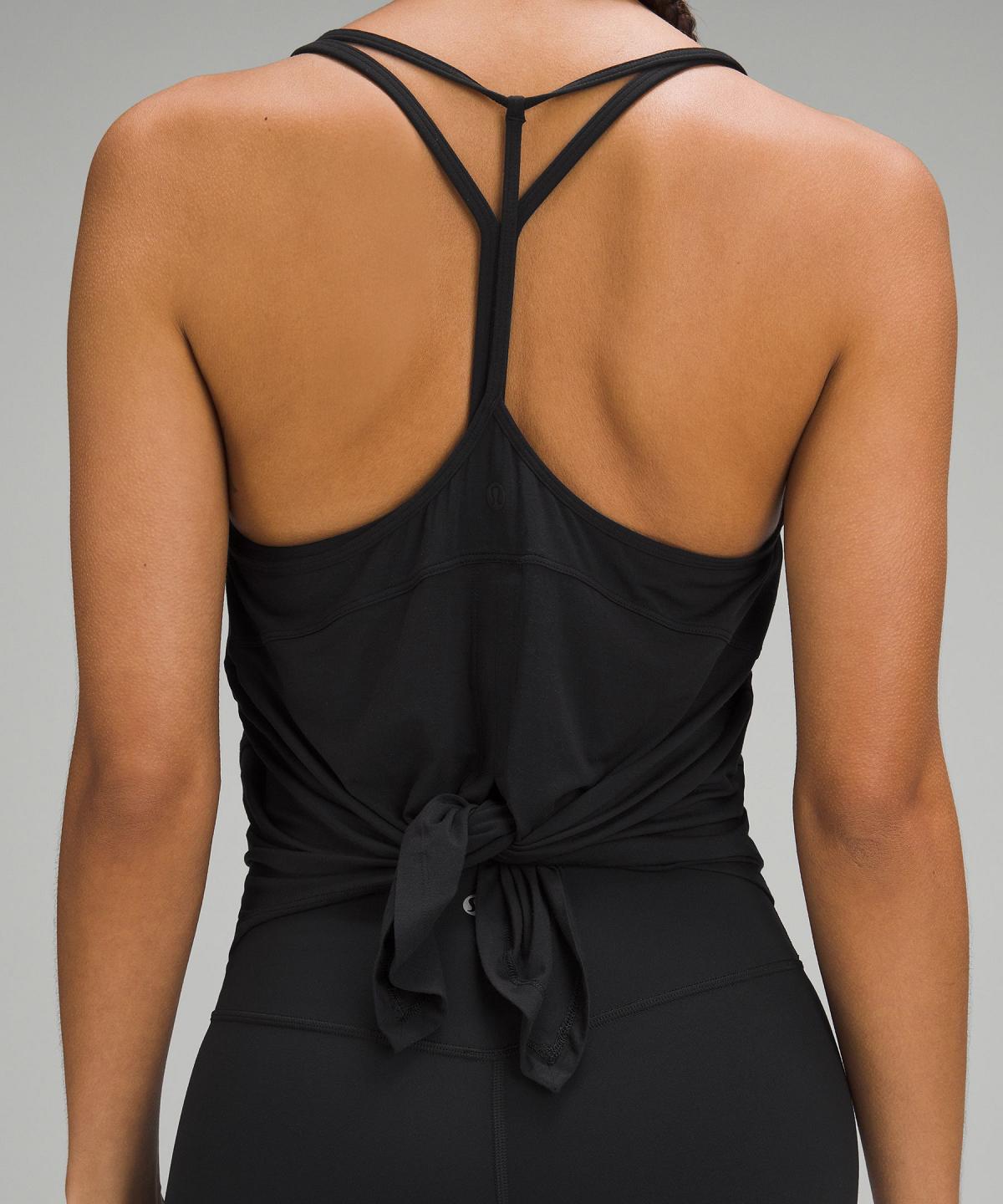 Chemises Lululemon Modal-Silk Yoga Femme Noir | FR_LuLu45046