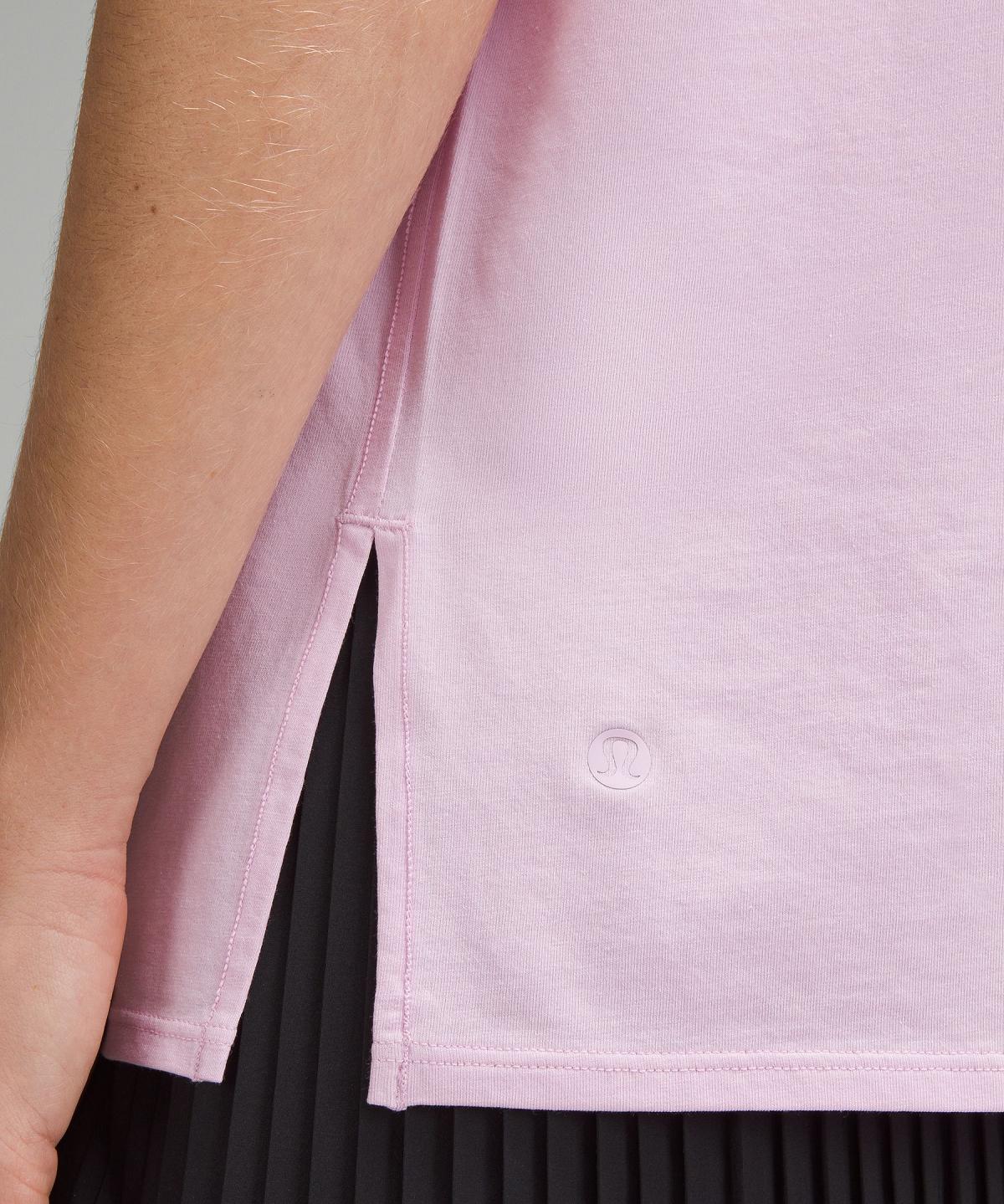 Chemises Lululemon Relaxed-Fit Boatneck T-Shirt Femme Rose | FR_LuLu16065