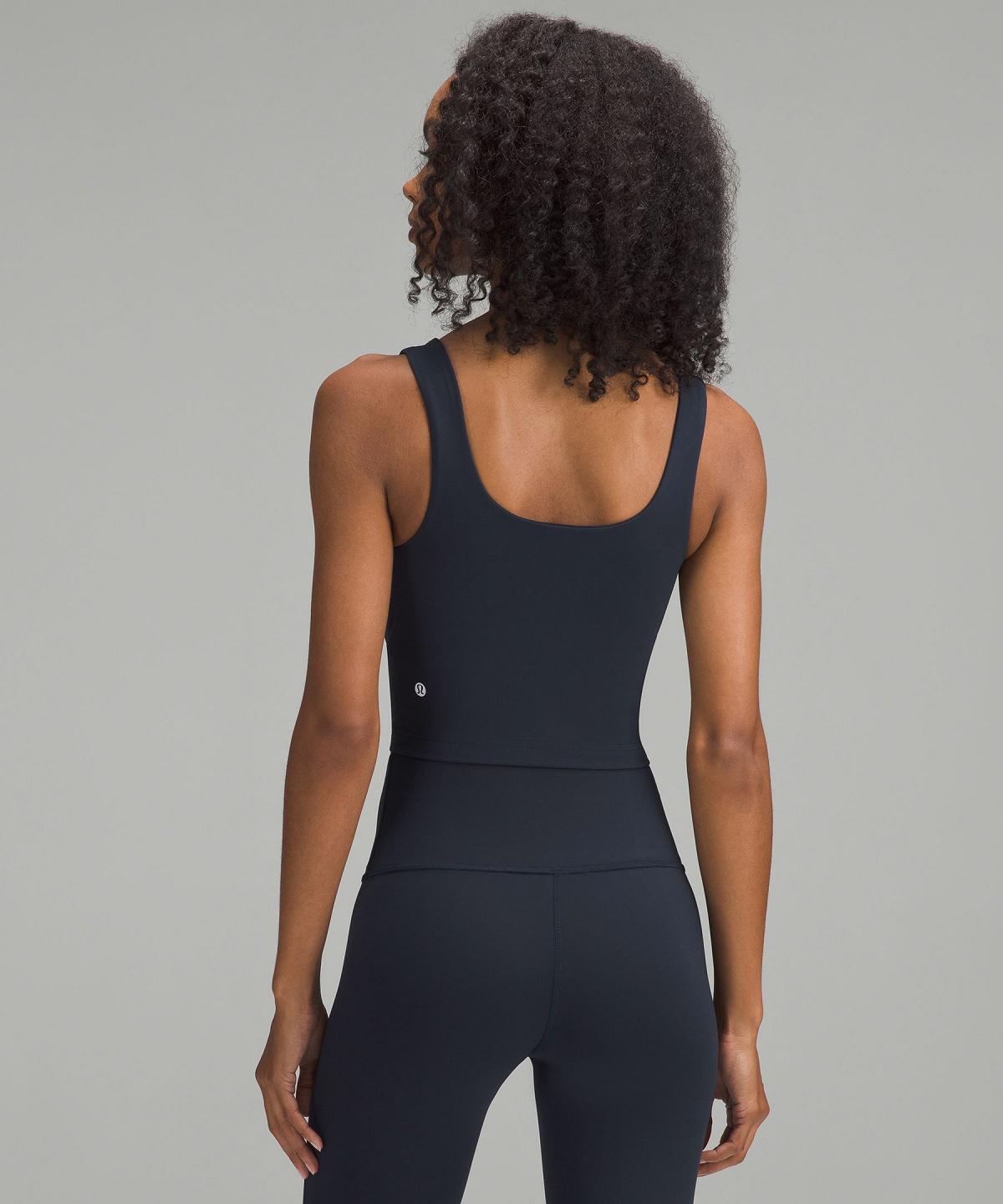 Chemises Lululemon Wunder Train Sweetheart Femme Bleu Marine | FR_LuLu56941