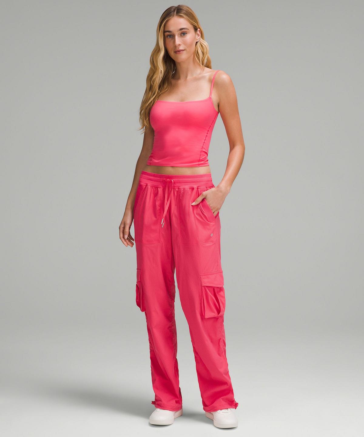 Chemises Lululemon Wundermost Ultra-Soft Nulu Spaghetti-Strap Cami Femme Rose | FR_LuLu28254