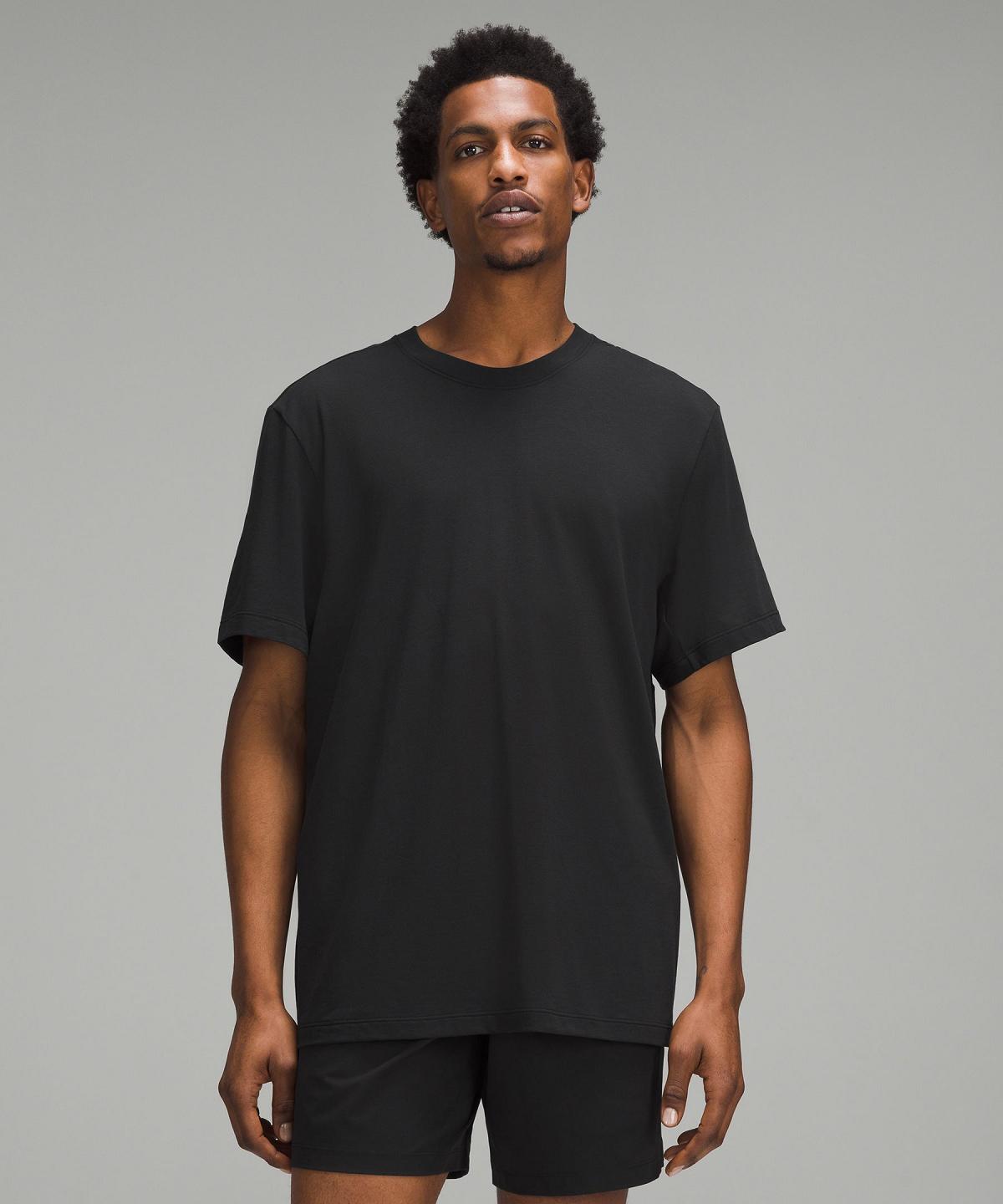 Chemises Lululemon Zeroed In Short-Sleeve Homme Noir | FR_LuLu81778