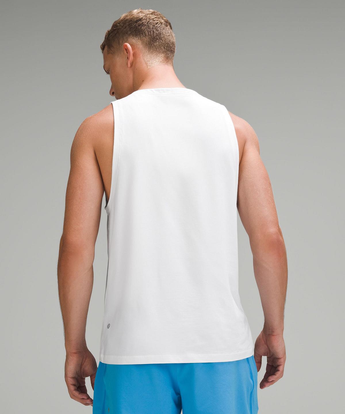 Chemises Lululemon Zeroed In Tank Homme Blanche | FR_LuLu64016