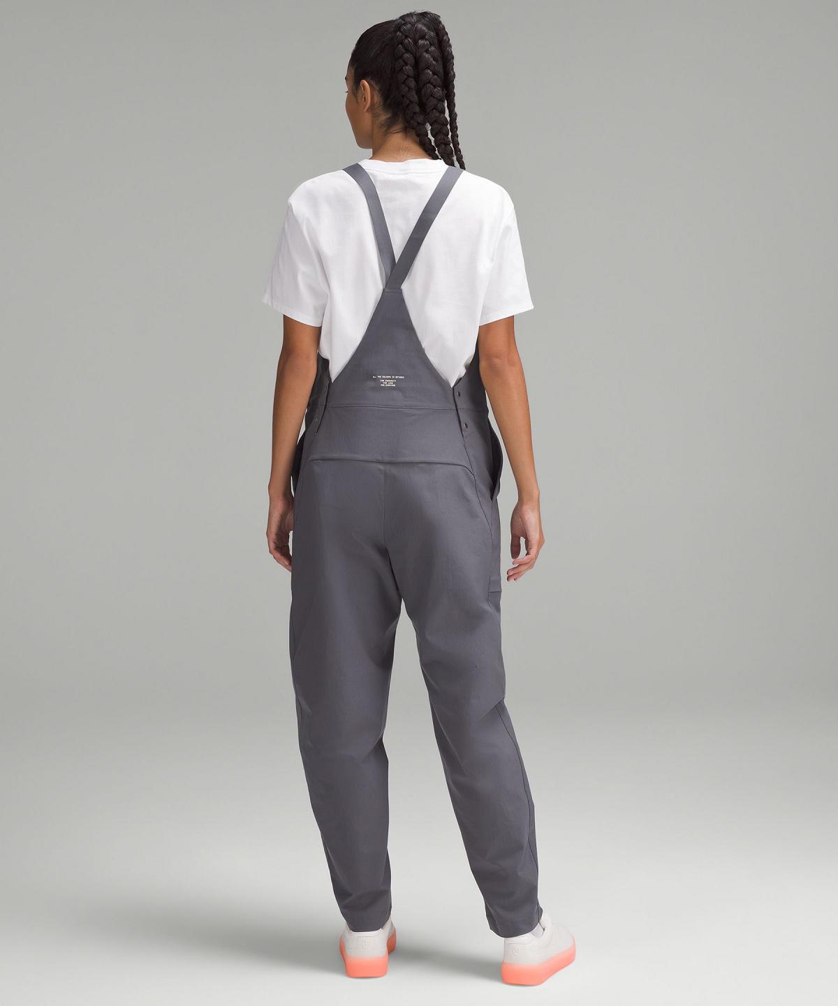 Combinaison Lululemon Women's Woven Overalls Femme Grise | FR_LuLu12355