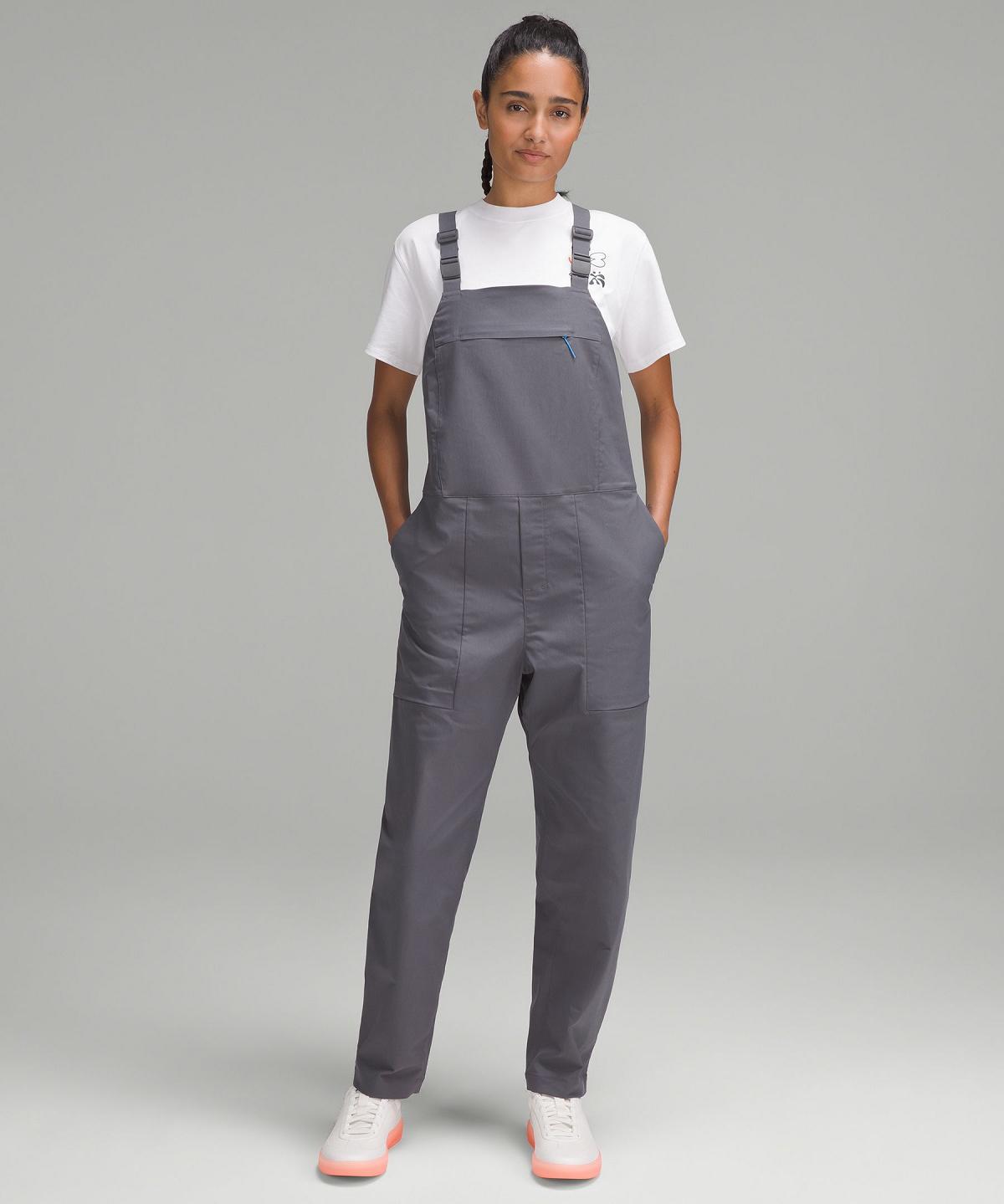 Combinaison Lululemon Women's Woven Overalls Femme Grise | FR_LuLu12355