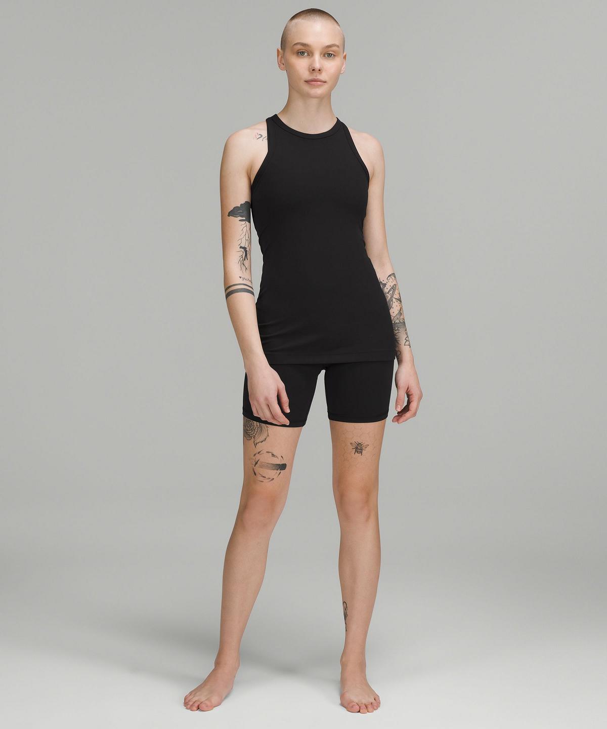 Debardeur Lululemon Align™ Hip-Length Racerback Femme Noir | FR_LuLu87129