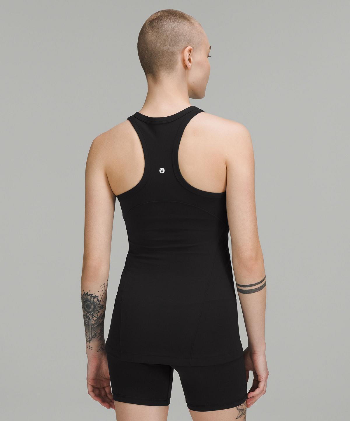 Debardeur Lululemon Align™ Hip-Length Racerback Femme Noir | FR_LuLu87129