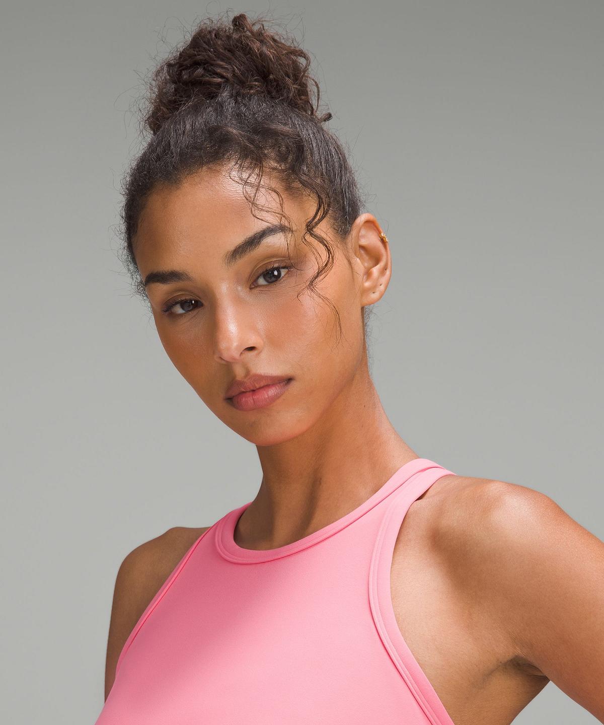 Debardeur Lululemon Align™ Waist-Length Racerback Femme Rose | FR_LuLu96042