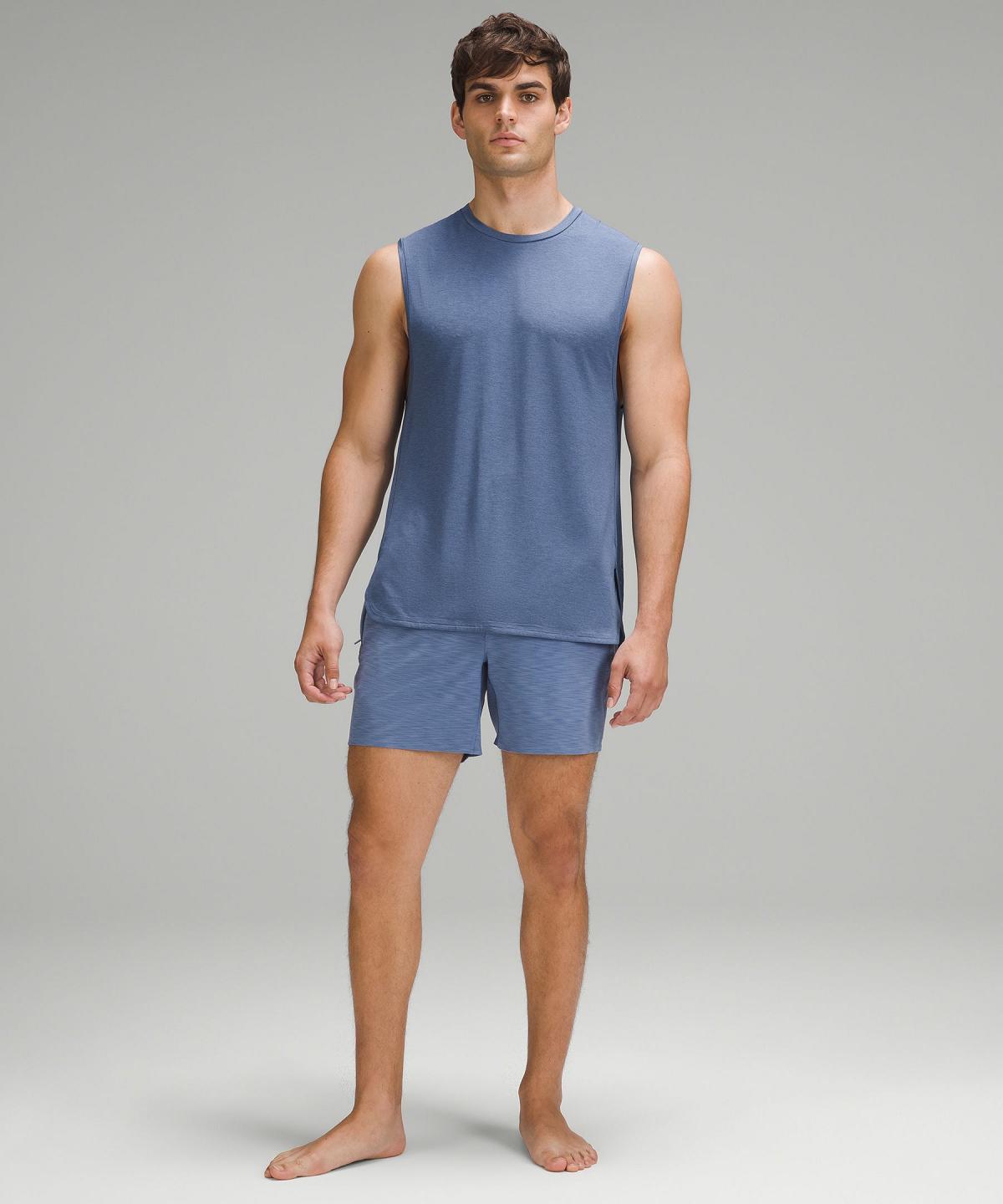 Debardeur Lululemon Balancer Homme Bleu | FR_LuLu30641