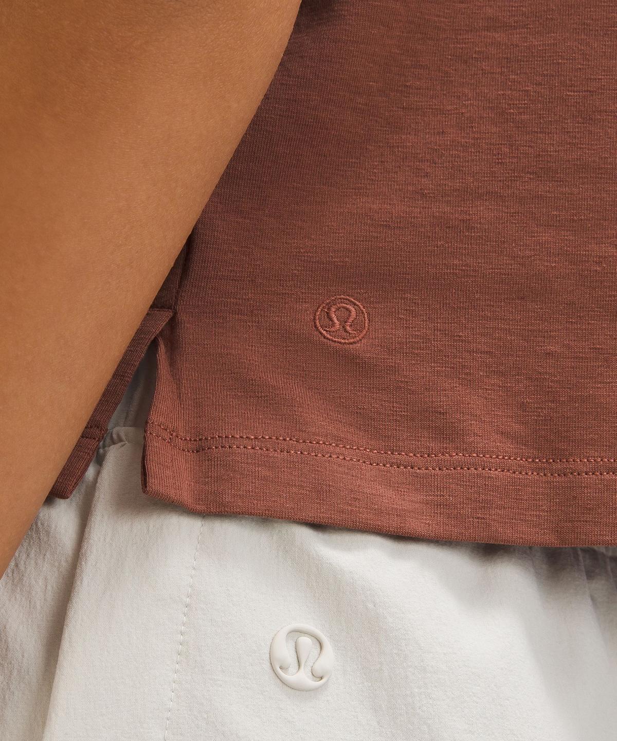 Debardeur Lululemon Classic-Fit Cotton-Blend Femme Marron | FR_LuLu25348