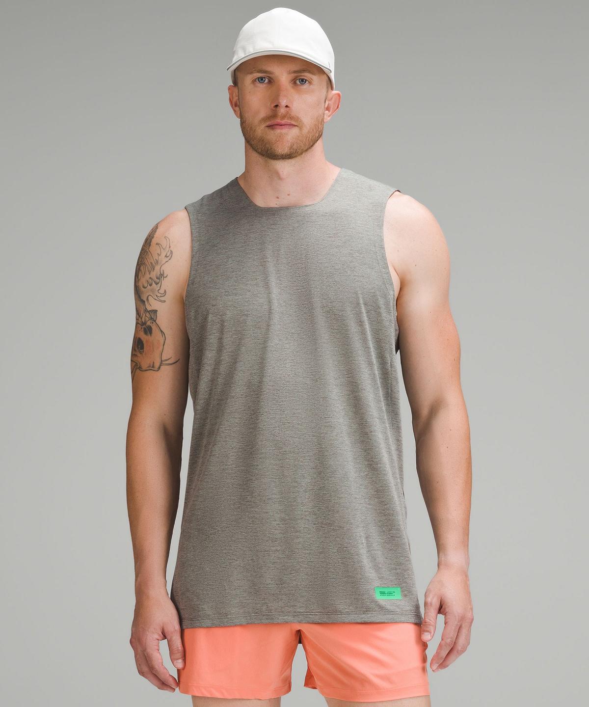 Debardeur Lululemon Fast and Free Trail Running Homme Grise | FR_LuLu81260