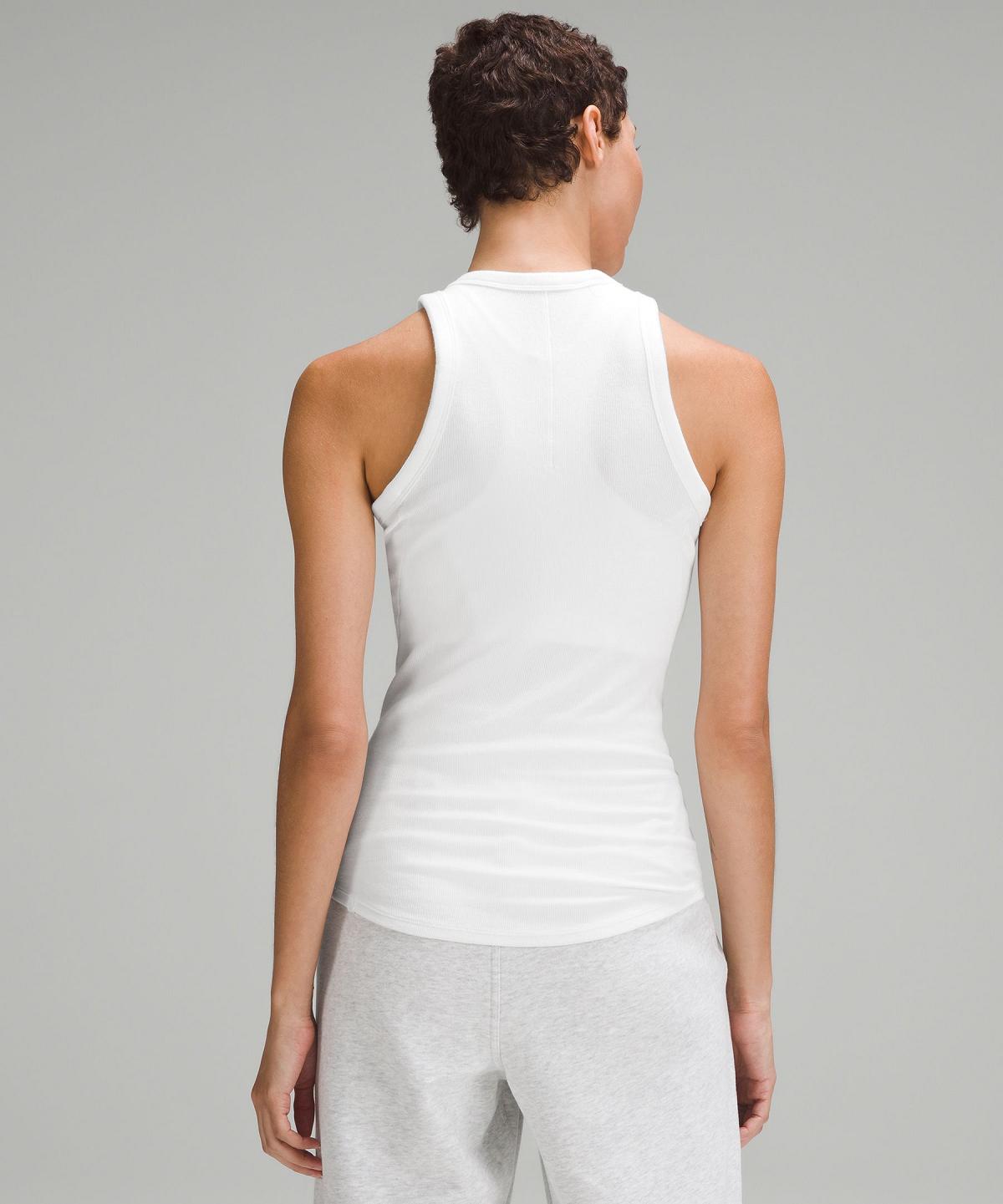 Debardeur Lululemon Hold Tight Femme Blanche | FR_LuLu47960