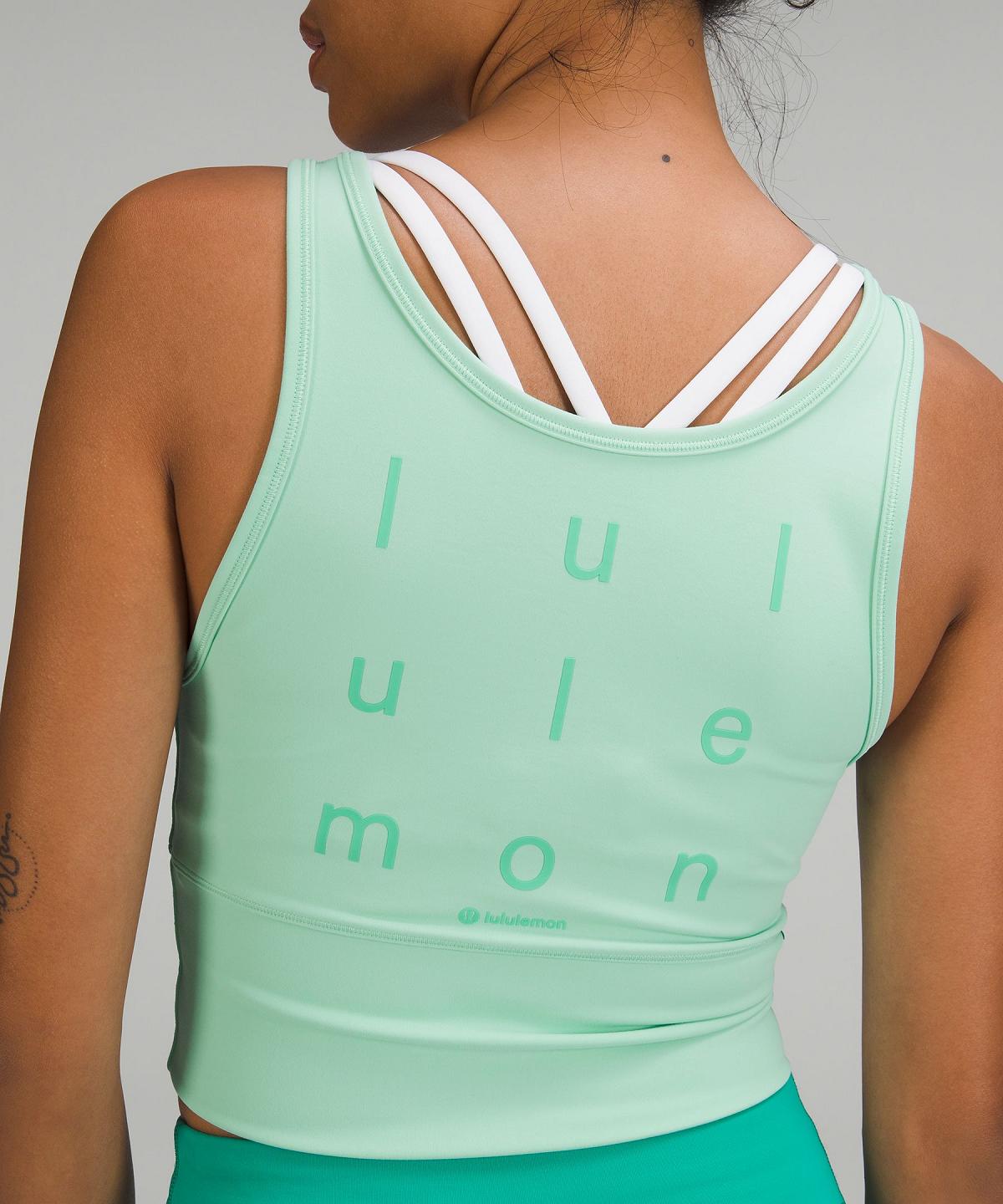 Debardeur Lululemon Power Pivot Everlux Femme Vert | FR_LuLu58032