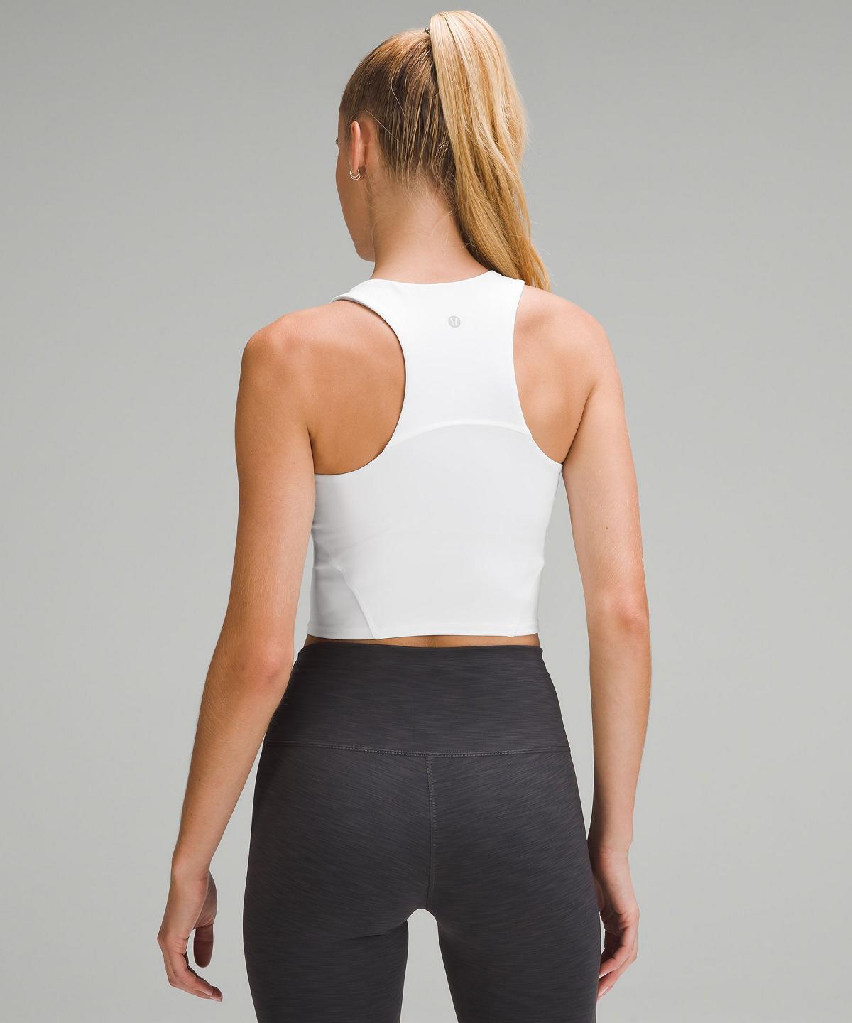 Debardeur Lululemon Wunder Train Racerback Femme Blanche | FR_LuLu65831