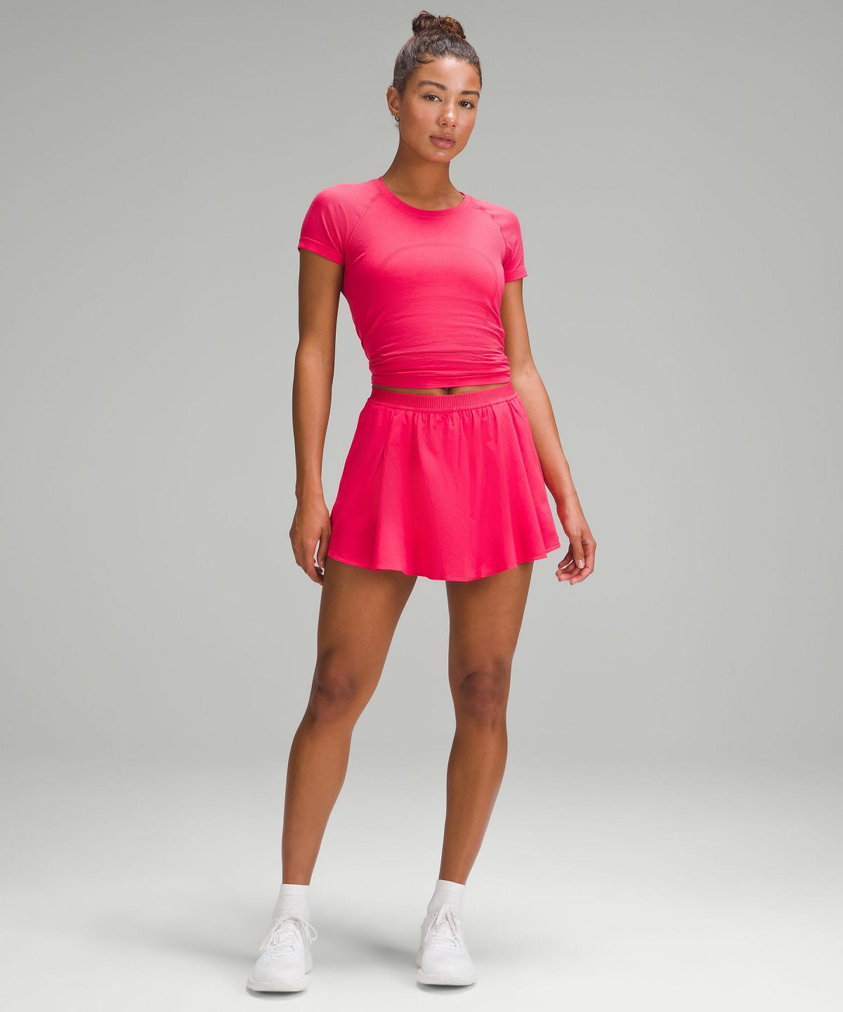 Jupes Lululemon Narrow Waistband Tennis Femme Rose | FR_LuLu78426