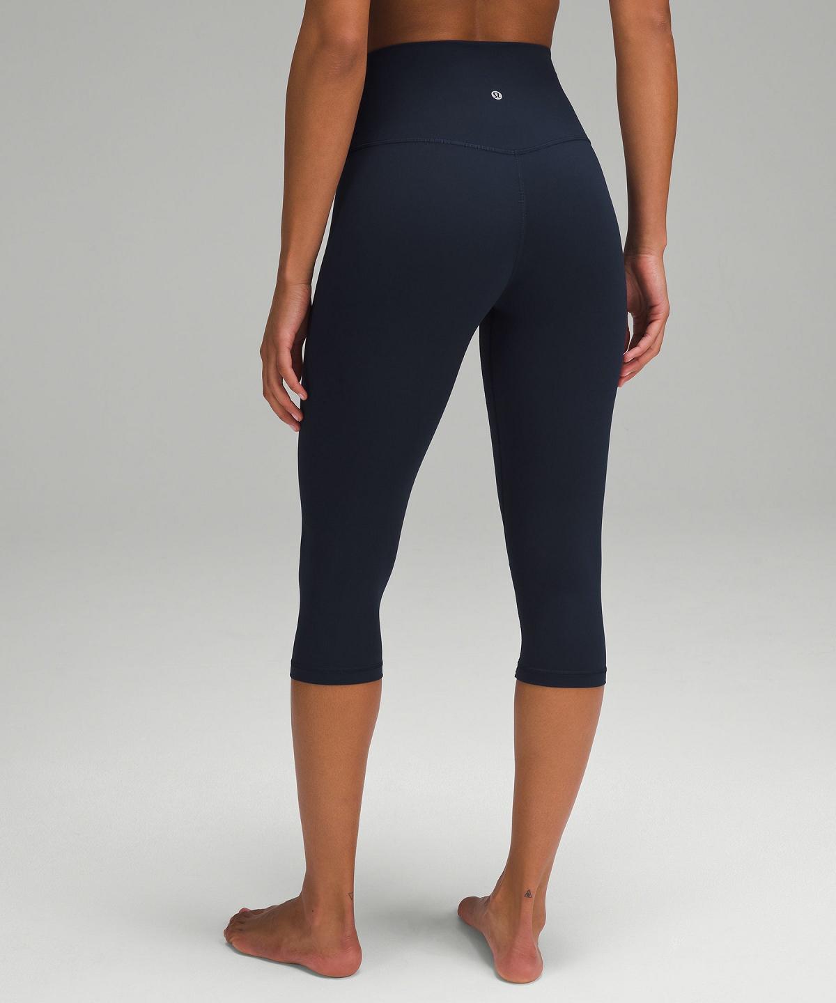 Leggings Lululemon Align™ High-Rise Crop 17" Femme Noir | FR_LuLu77466