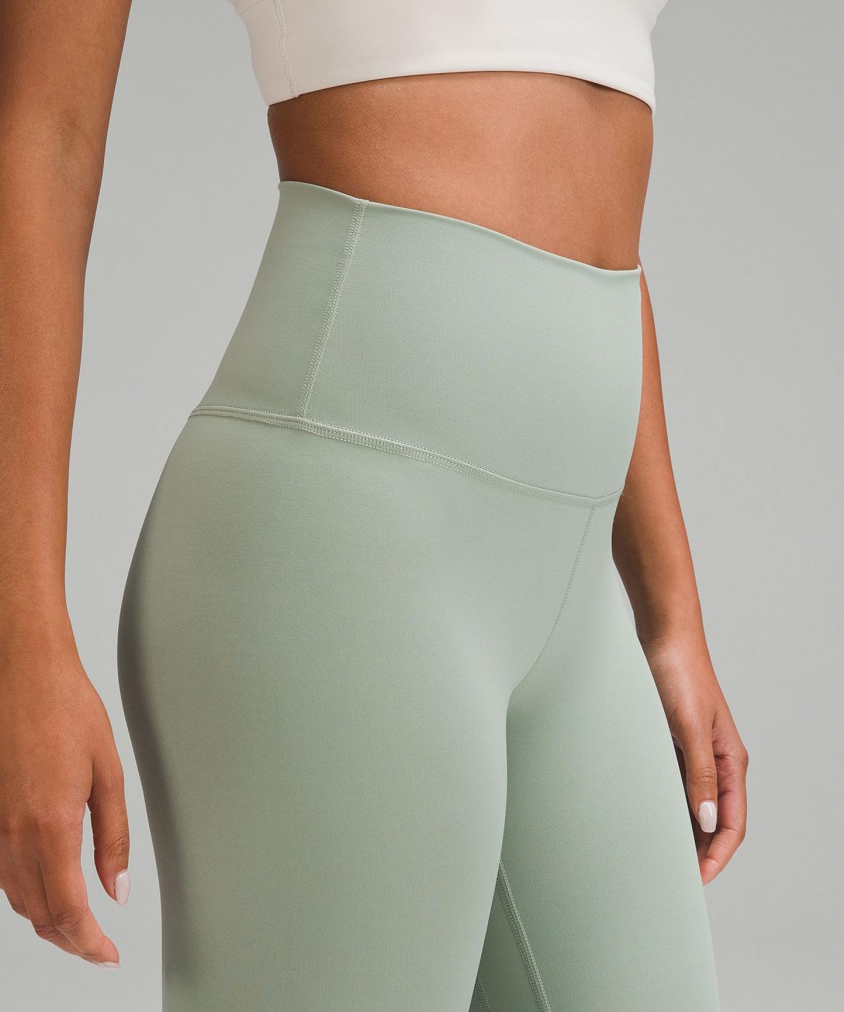 Leggings Lululemon Align™ High-Rise Crop 21" Femme Vert | FR_LuLu81414