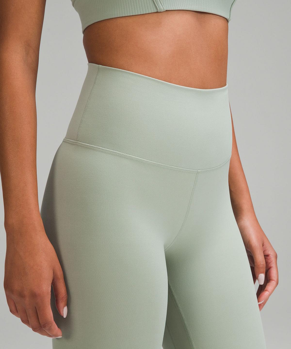 Leggings Lululemon Align™ High-Rise Crop 23" Femme Vert | FR_LuLu40973