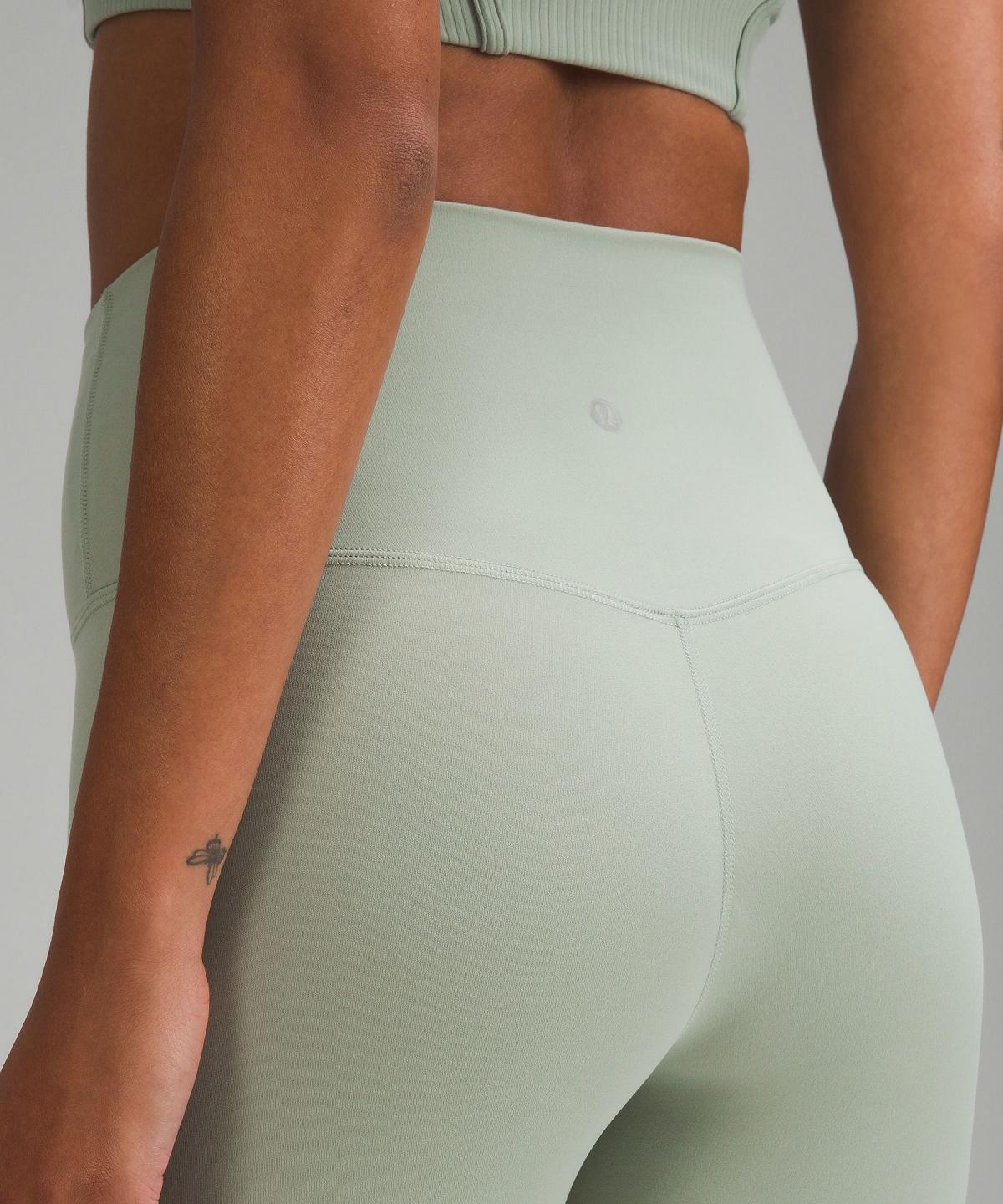 Leggings Lululemon Align™ High-Rise Crop 23" Femme Vert | FR_LuLu40973