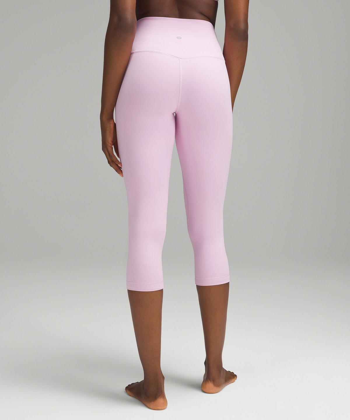 Leggings Lululemon Align™ High-Rise Crop 21" Femme Rose | FR_LuLu44016