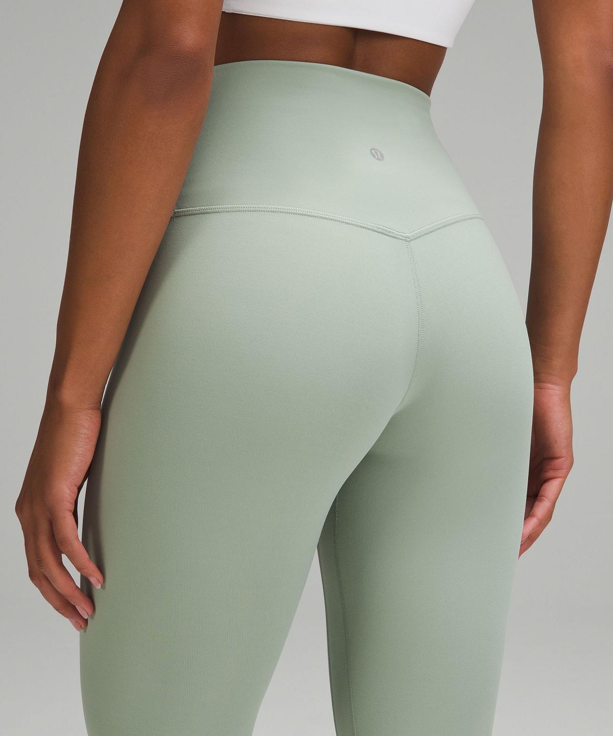 Leggings Lululemon Align™ High-Rise Pant 28" Femme Vert | FR_LuLu31538