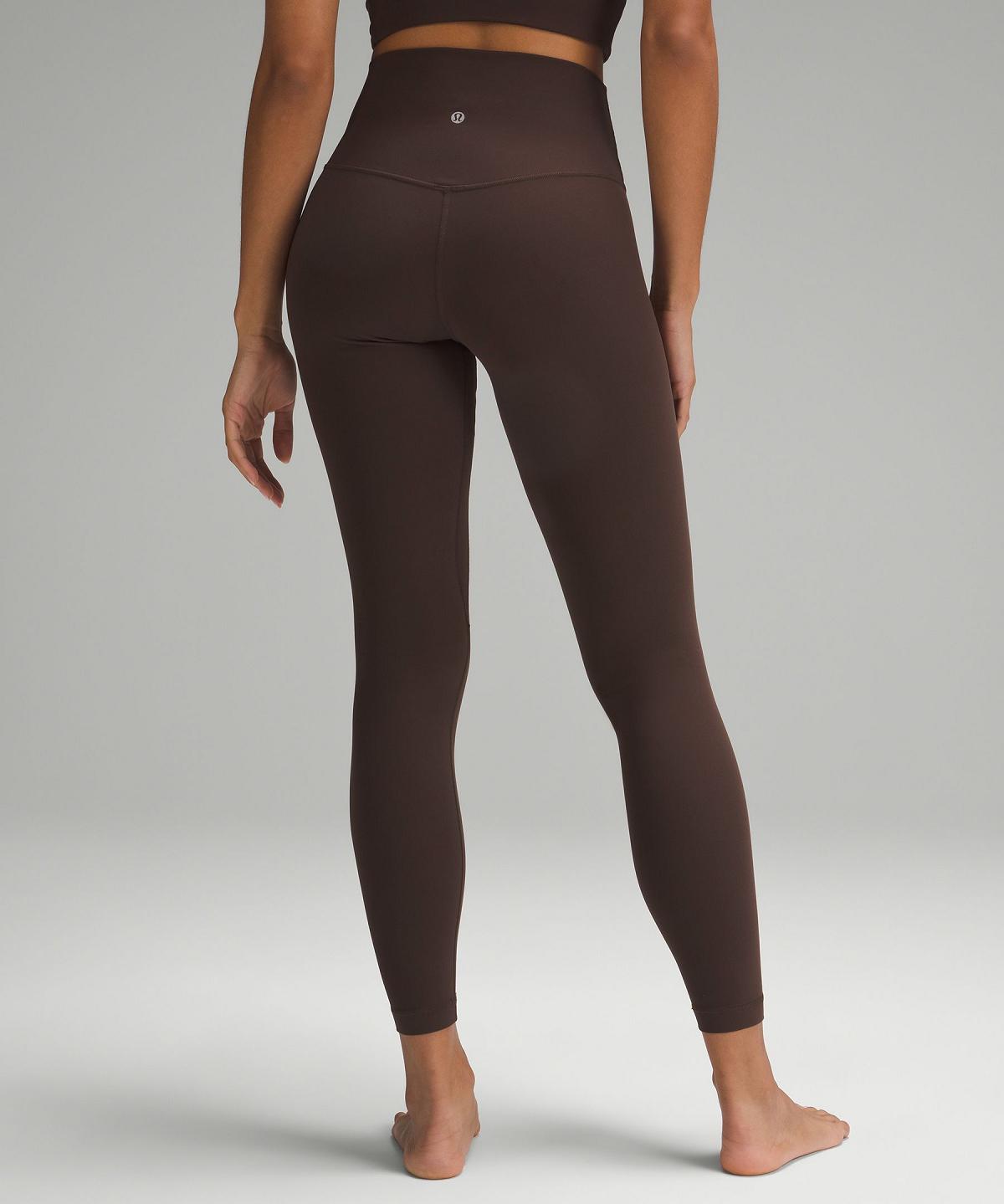 Leggings Lululemon Align™ High-Rise Pant 28" Femme Marron | FR_LuLu13563