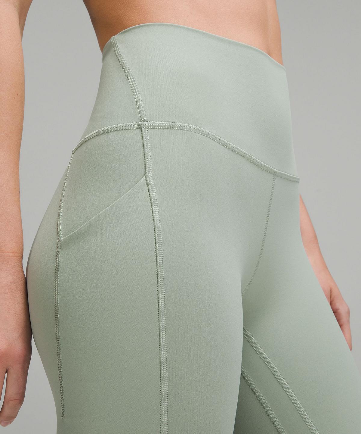 Leggings Lululemon Align™ High-Rise Pant with Pockets 28" Femme Vert | FR_LuLu28199