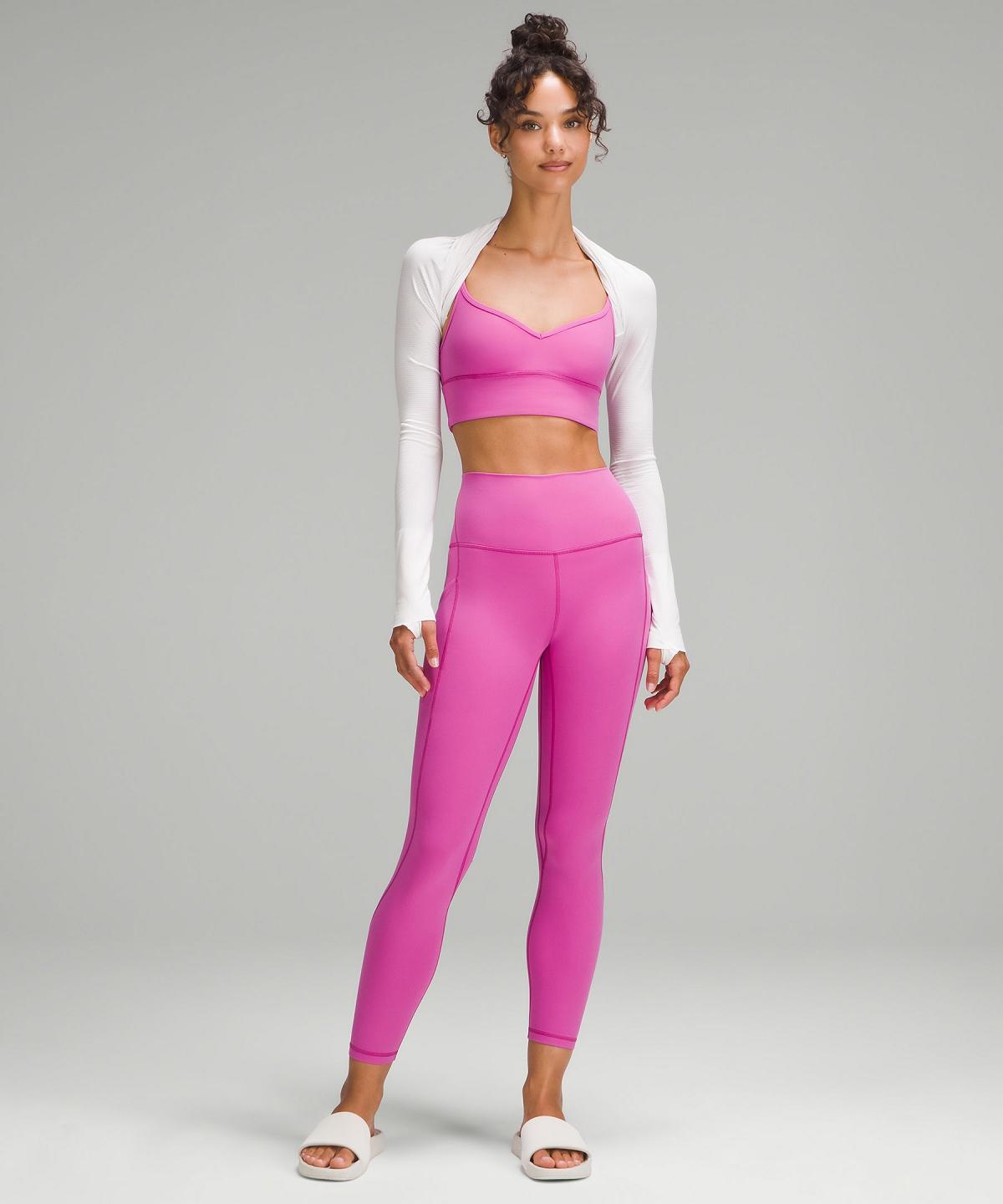 Leggings Lululemon Align™ High-Rise Pant with Pockets 25" Femme Rose | FR_LuLu45976