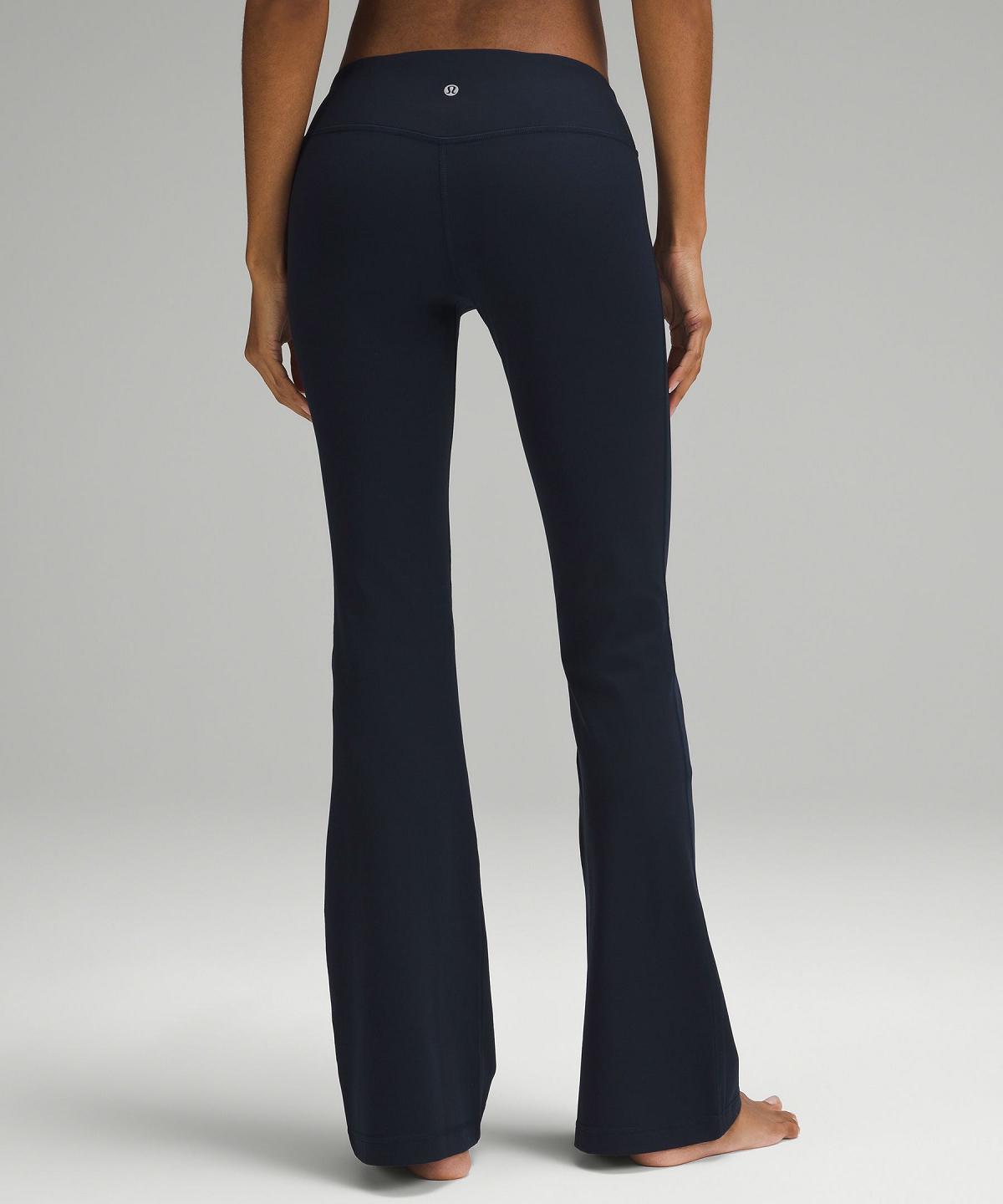 Leggings Lululemon Align™ Low-Rise Flared Pant 32.5" Femme Bleu Marine | FR_LuLu68187