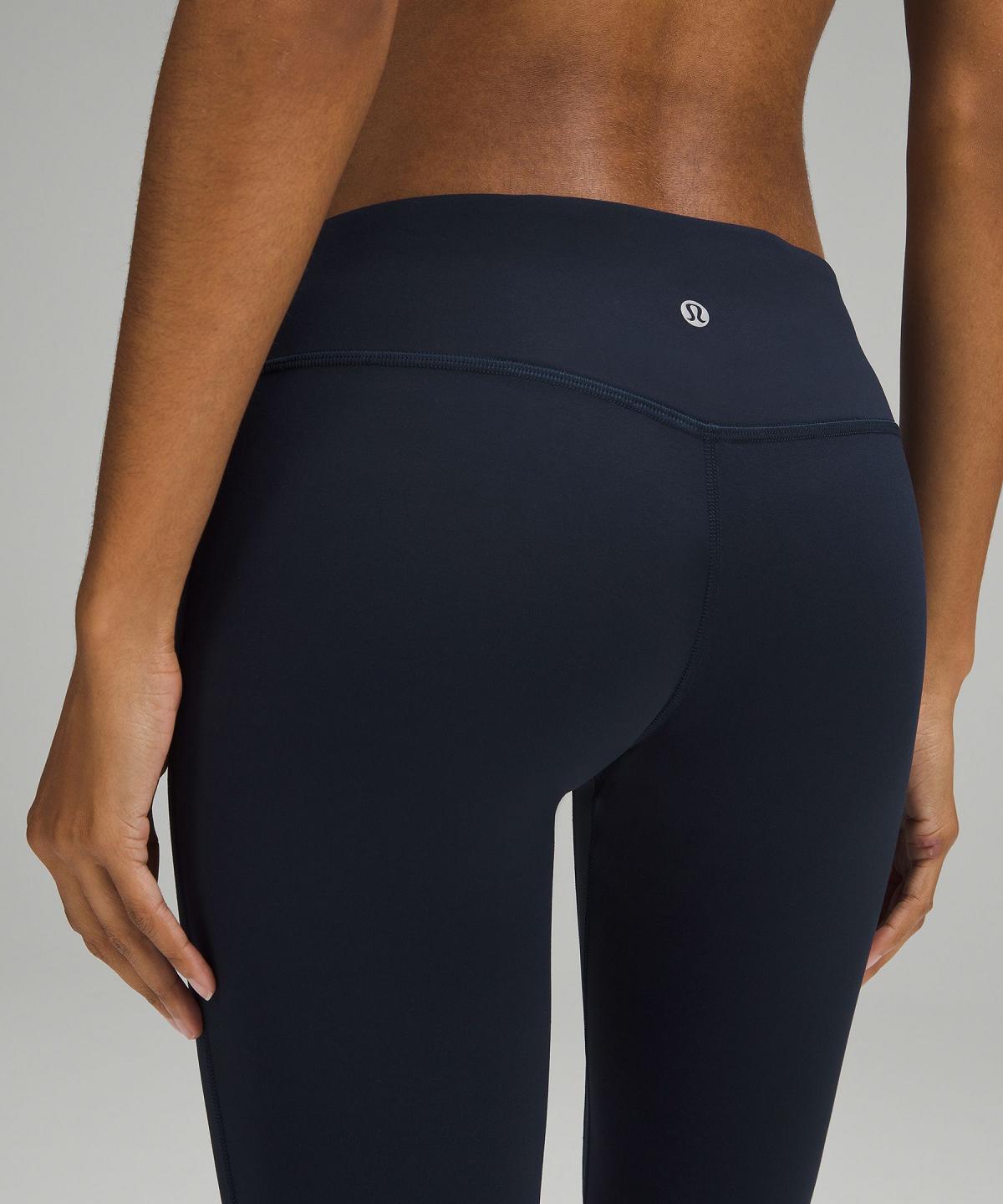 Leggings Lululemon Align™ Low-Rise Flared Pant 32.5" Femme Bleu Marine | FR_LuLu68187