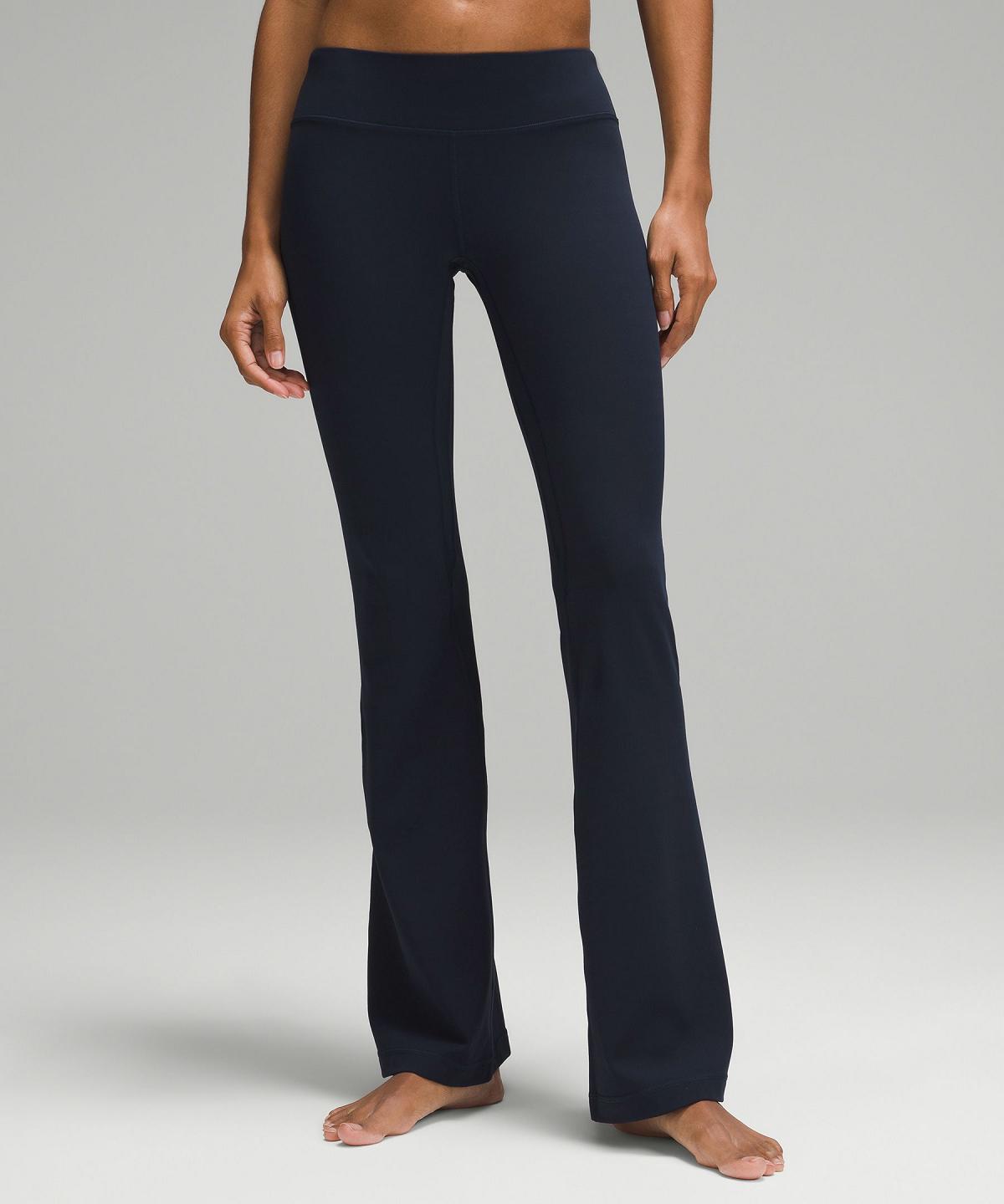 Leggings Lululemon Align™ Low-Rise Flared Pant 32.5" Femme Bleu Marine | FR_LuLu68187