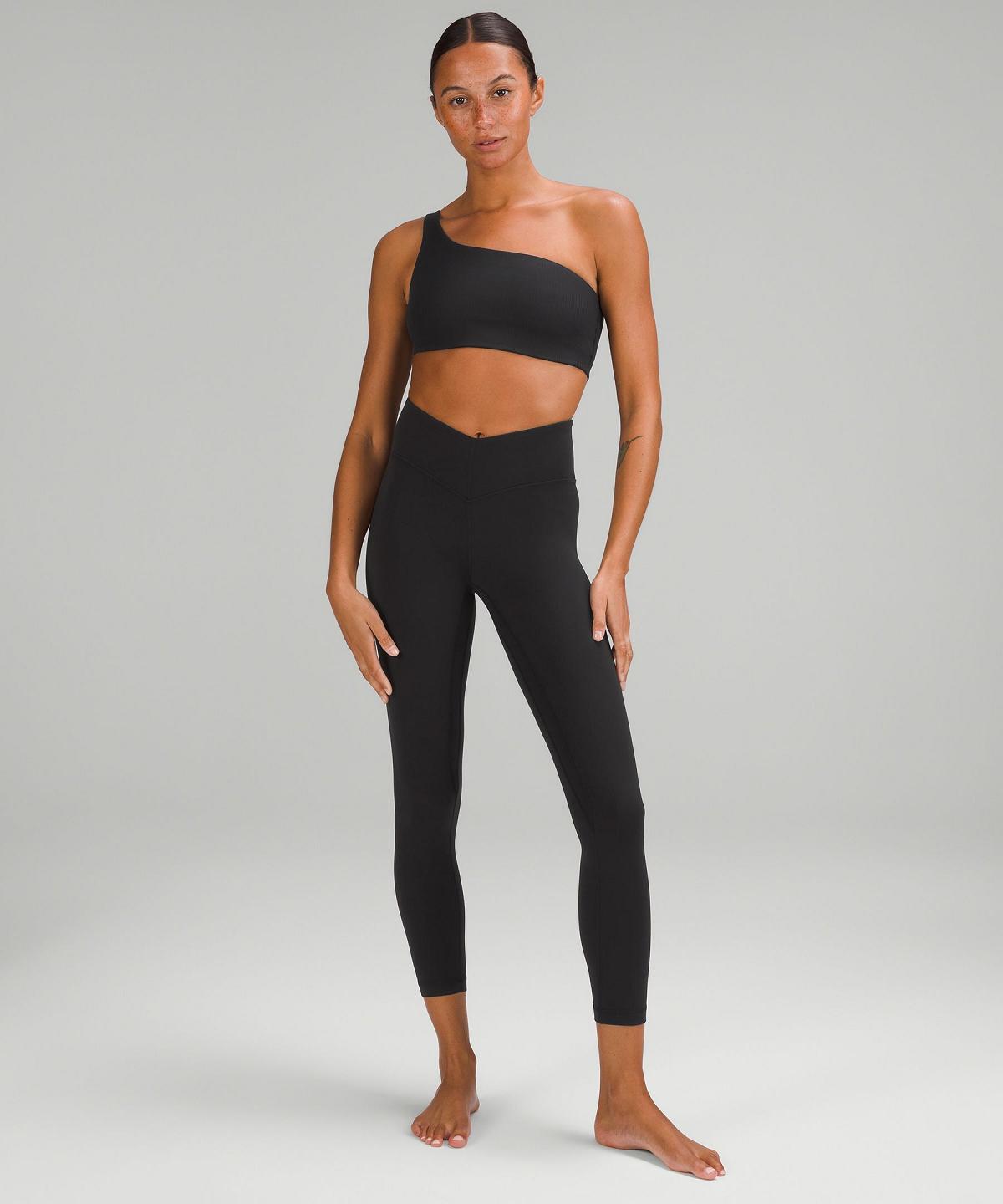 Leggings Lululemon Align™ V-Waist Pant 25" Femme Noir | FR_LuLu30062