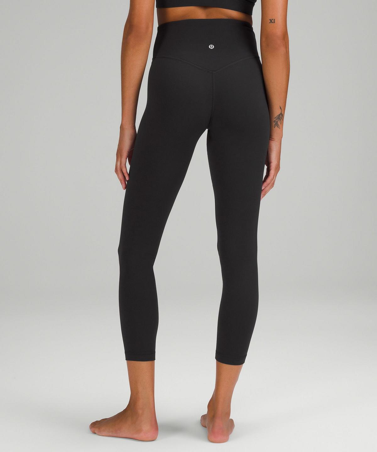 Leggings Lululemon Align™ V-Waist Pant 25" Femme Noir | FR_LuLu30062