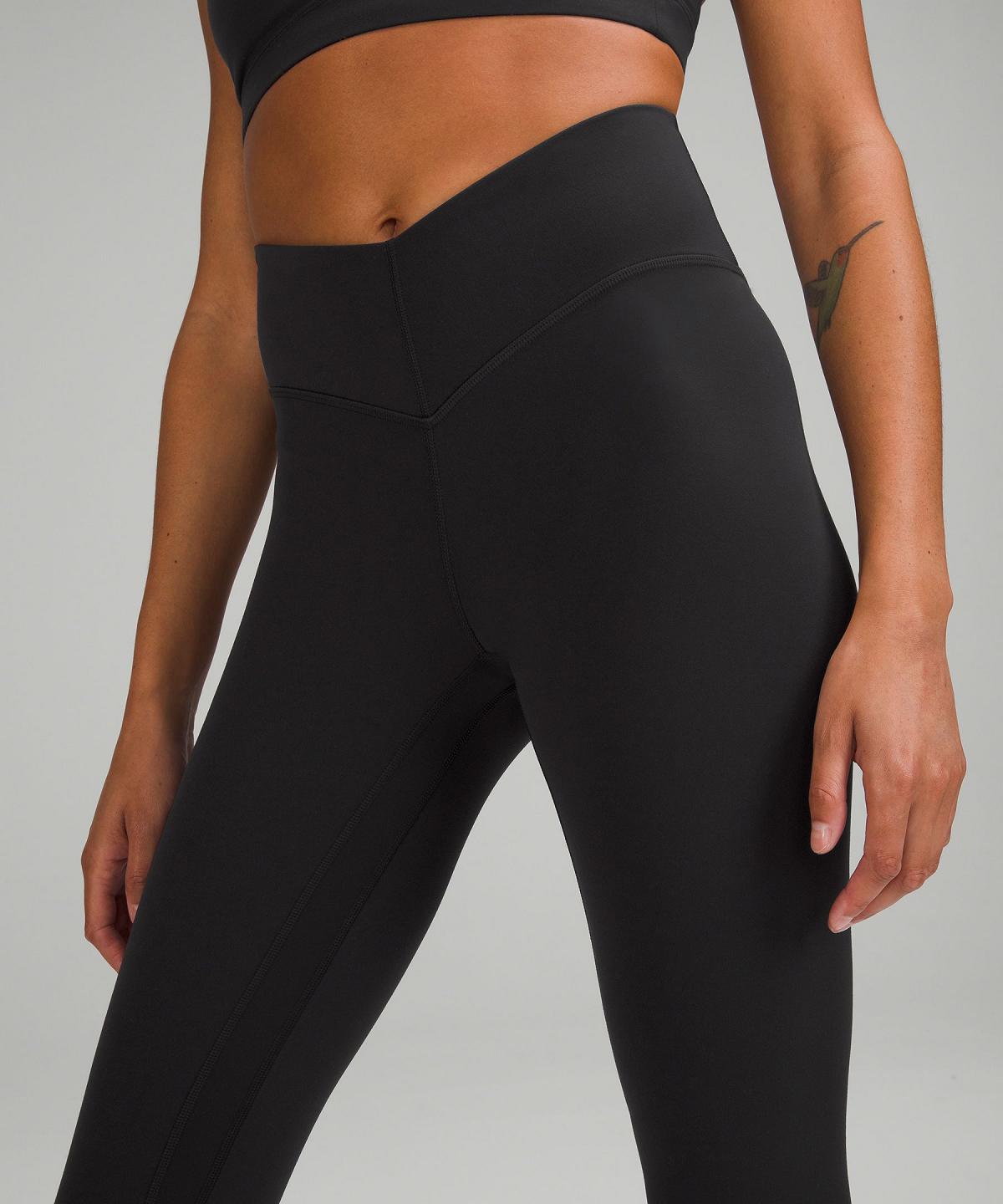 Leggings Lululemon Align™ V-Waist Pant 25" Femme Noir | FR_LuLu30062