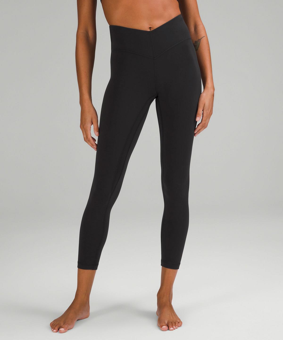 Leggings Lululemon Align™ V-Waist Pant 25" Femme Noir | FR_LuLu30062