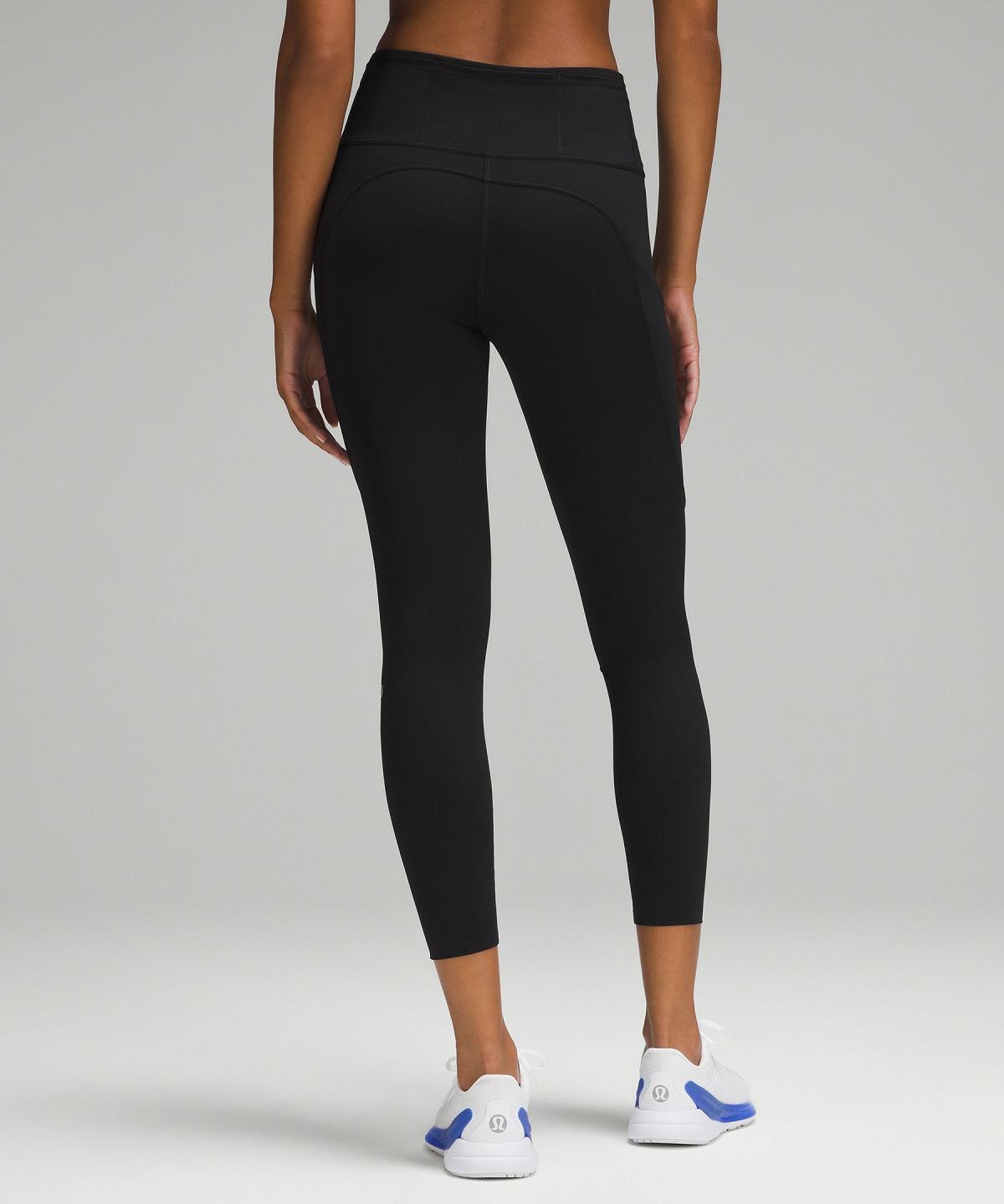 Leggings Lululemon Fast and Free High-Rise Tight 25" Femme Noir | FR_LuLu41807