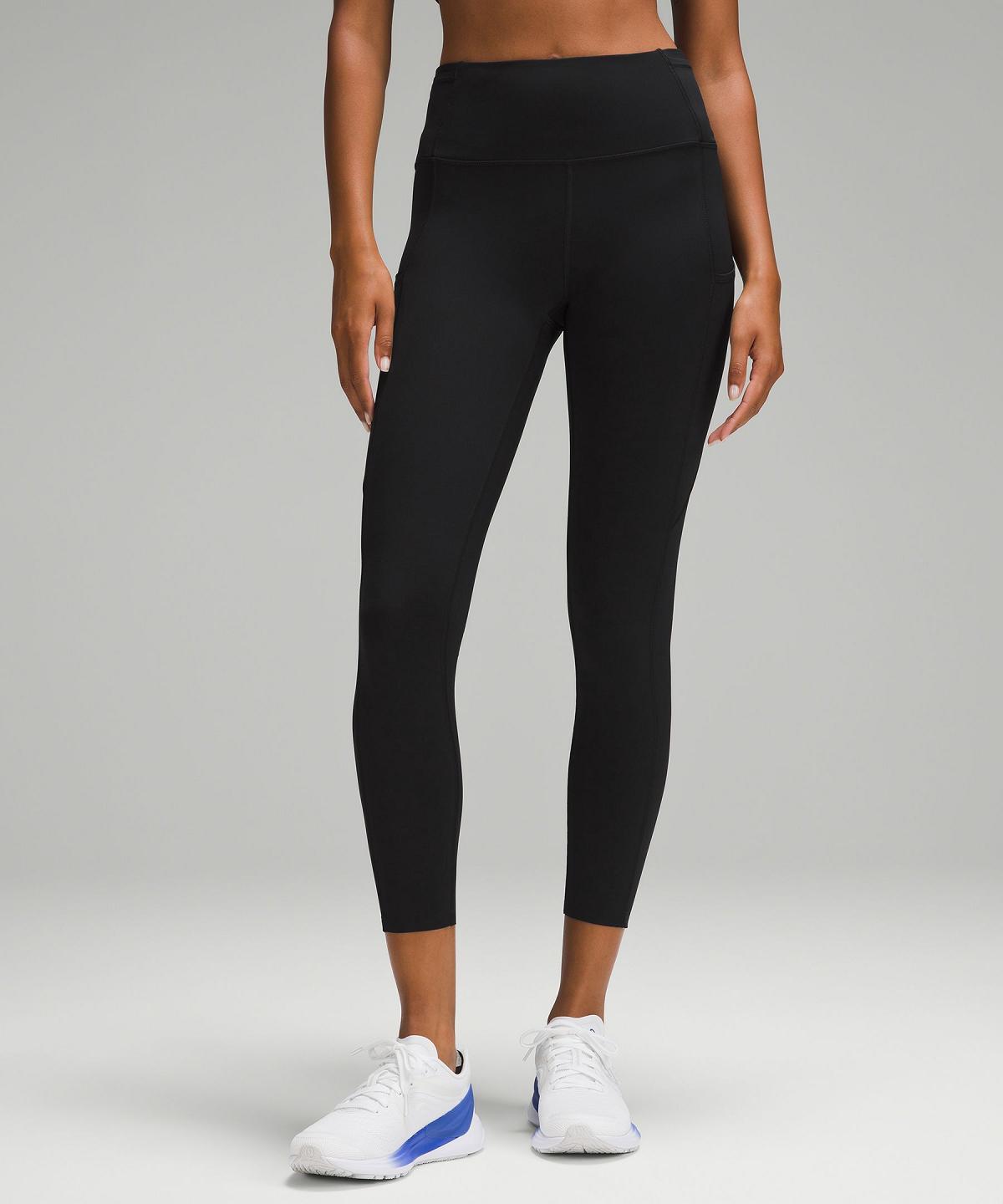 Leggings Lululemon Fast and Free High-Rise Tight 25" Femme Noir | FR_LuLu41807