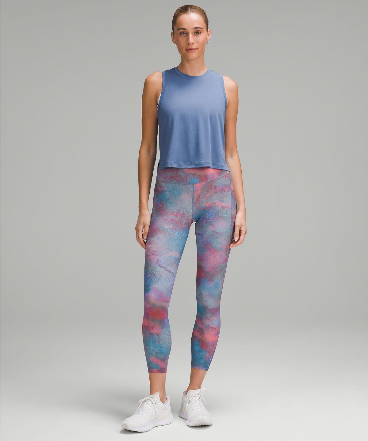 Leggings Lululemon Fast and Free High-Rise Tight 25” Pockets Femme Multicolore | FR_LuLu13804