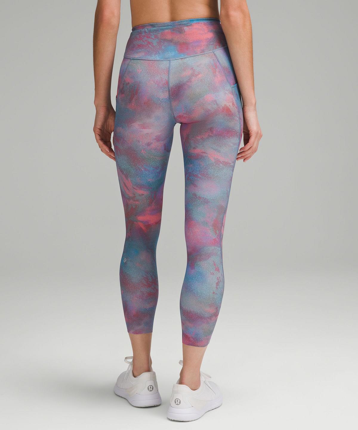 Leggings Lululemon Fast and Free High-Rise Tight 25” Pockets Femme Multicolore | FR_LuLu13804