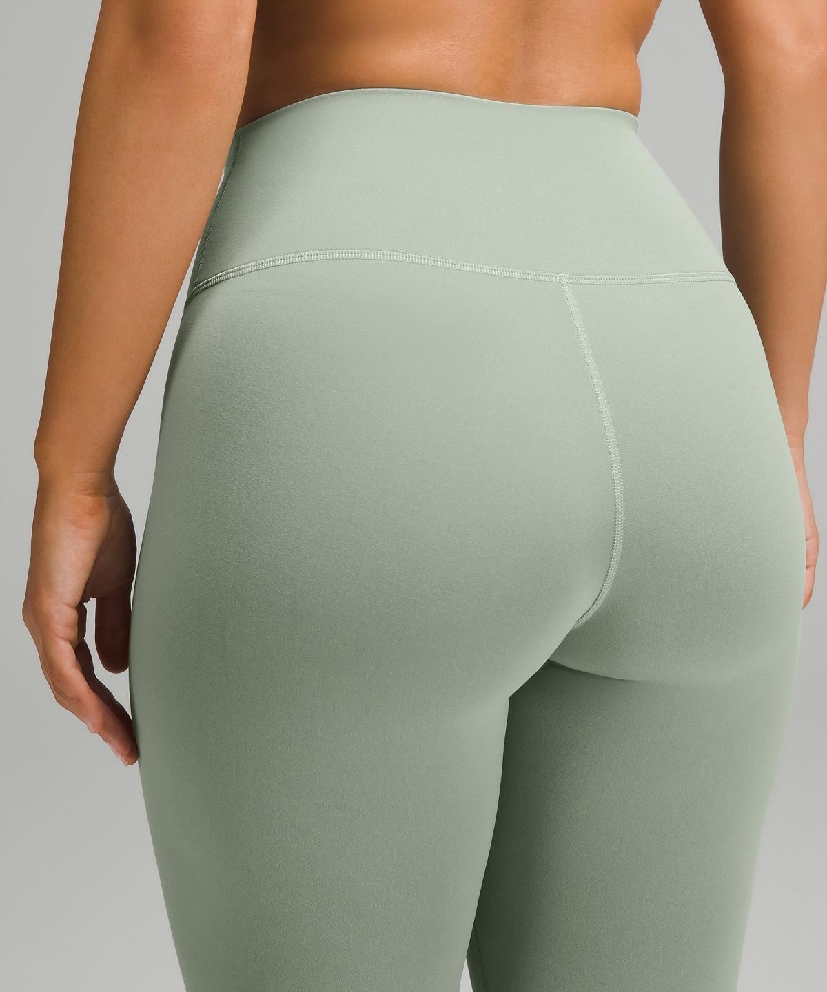 Leggings Lululemon Wunder Train Contour Fit High-Rise Tight 25" Femme Vert | FR_LuLu44466