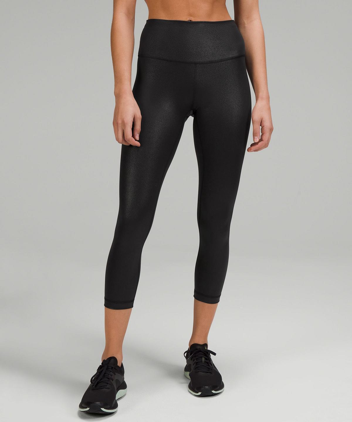 Leggings Lululemon Wunder Train High-Rise Crop 23" Femme Noir | FR_LuLu73816