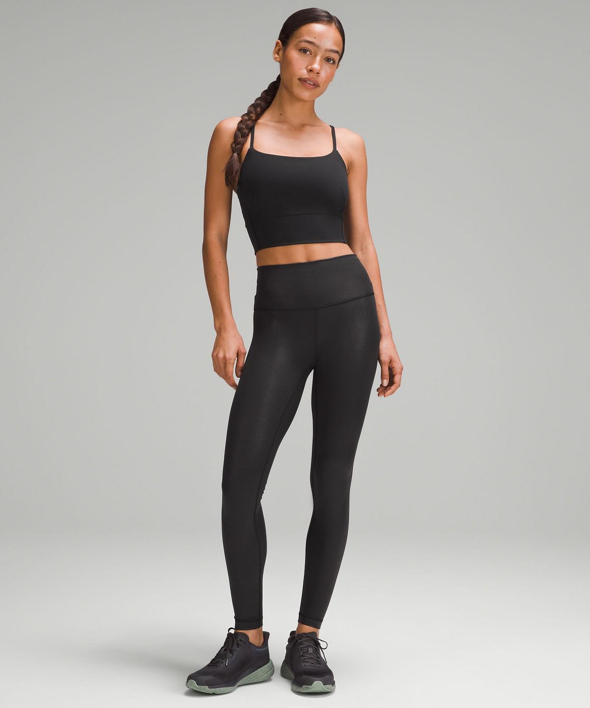 Leggings Lululemon Wunder Train High-Rise Tight 28" Femme Noir | FR_LuLu27788