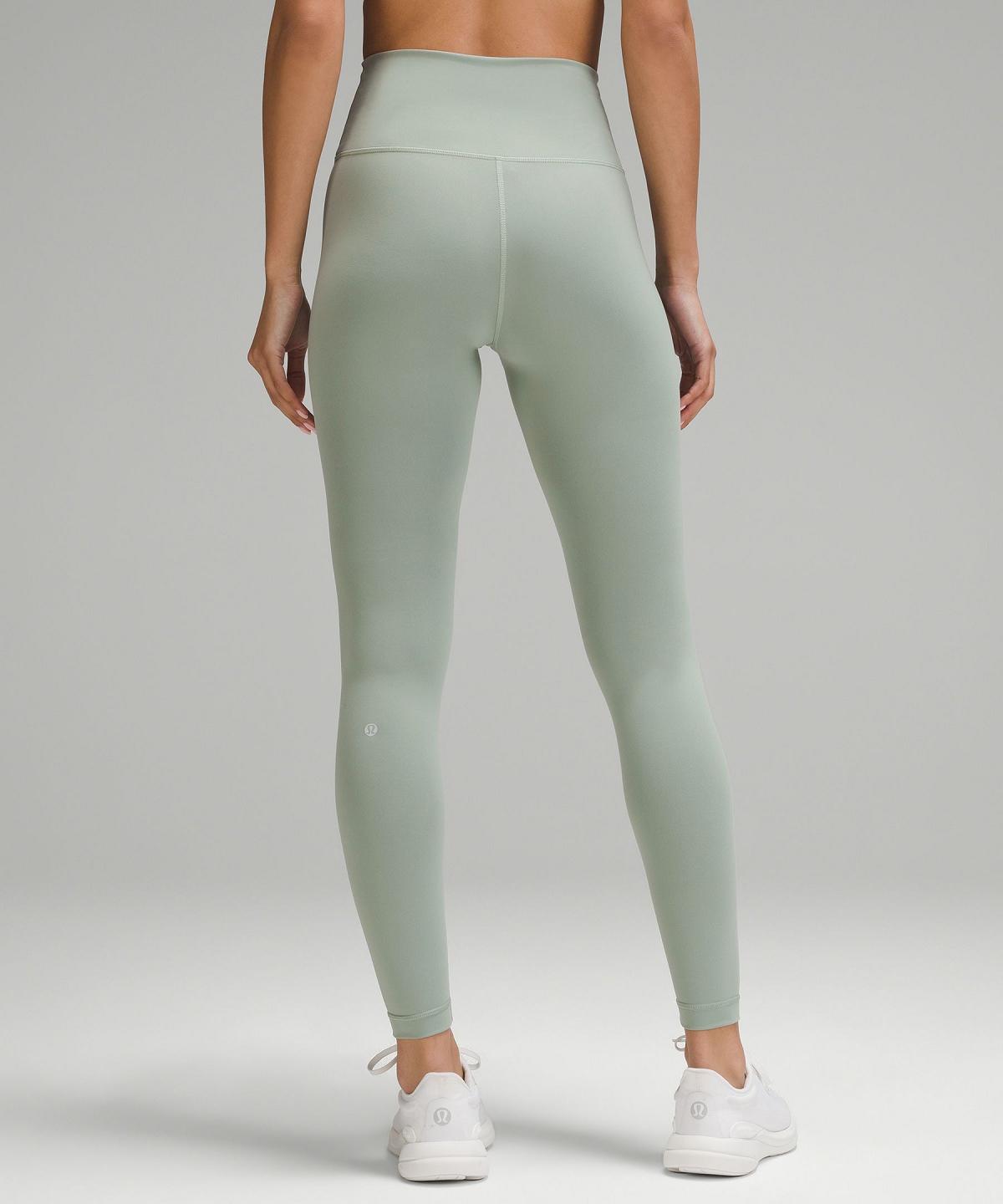 Leggings Lululemon Wunder Train High-Rise Tight 28" Femme Vert | FR_LuLu39364