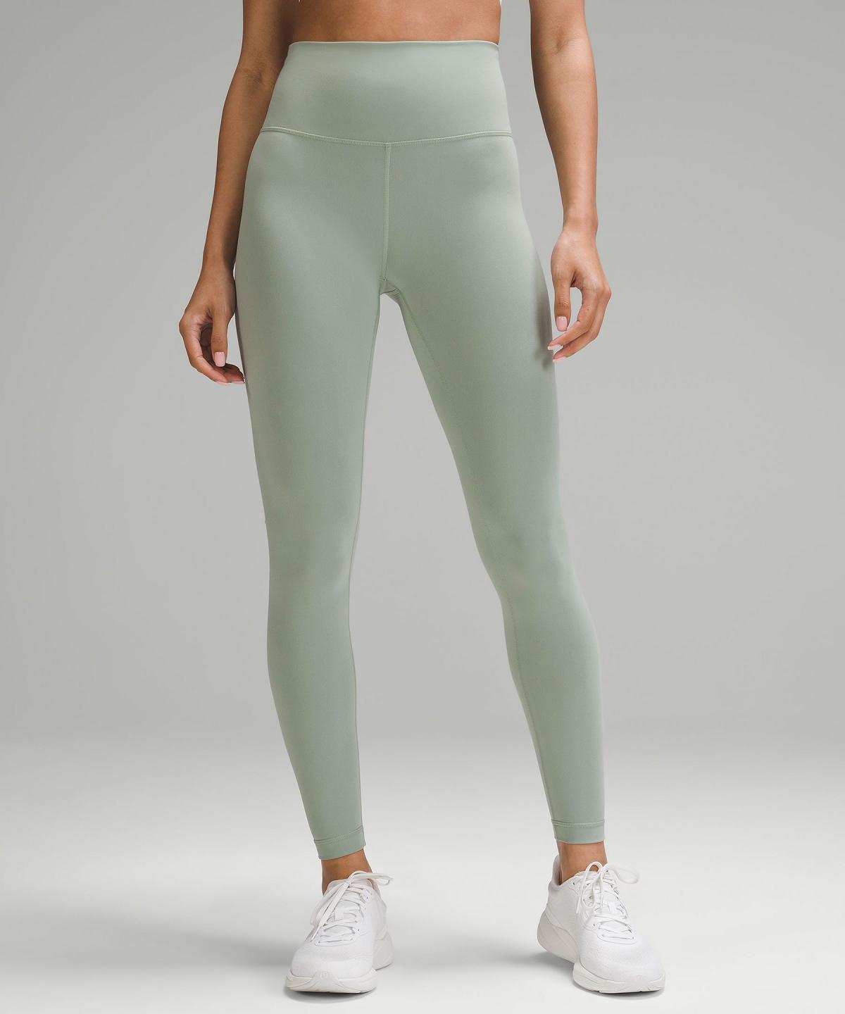 Leggings Lululemon Wunder Train High-Rise Tight 28" Femme Vert | FR_LuLu39364