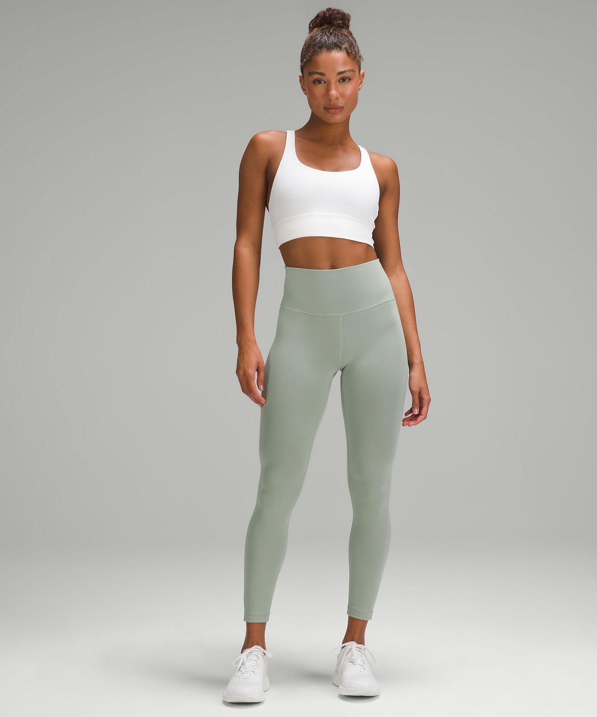 Leggings Lululemon Wunder Train High-Rise Tight 25" Femme Vert | FR_LuLu15885