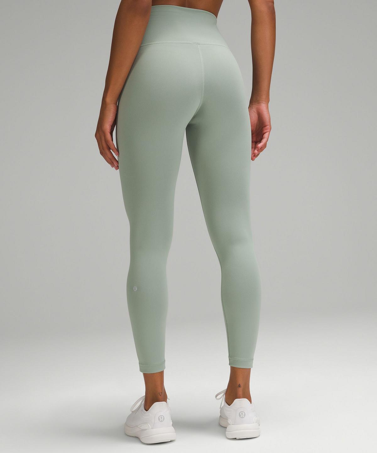 Leggings Lululemon Wunder Train High-Rise Tight 25" Femme Vert | FR_LuLu15885