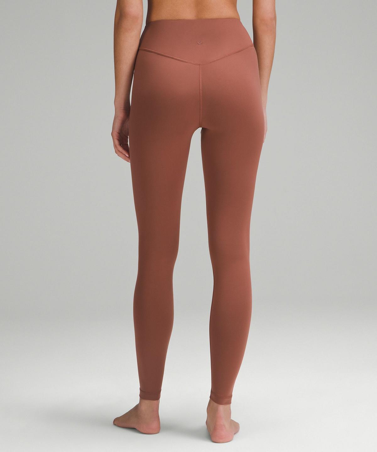 Leggings Lululemon Wunder Under SmoothCover High-Rise Tight 28" Femme Cuivre | FR_LuLu15140