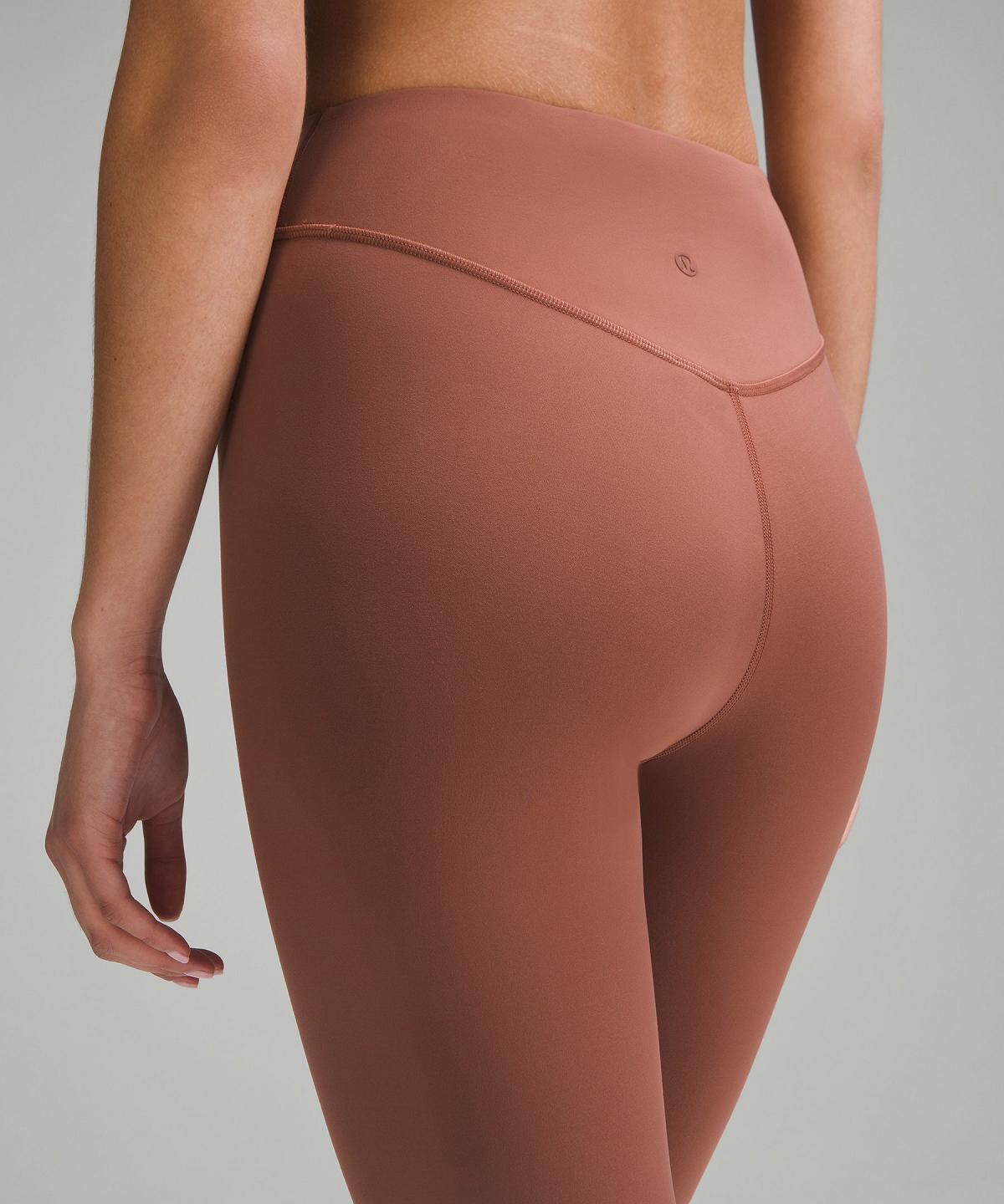 Leggings Lululemon Wunder Under SmoothCover High-Rise Tight 28" Femme Cuivre | FR_LuLu15140