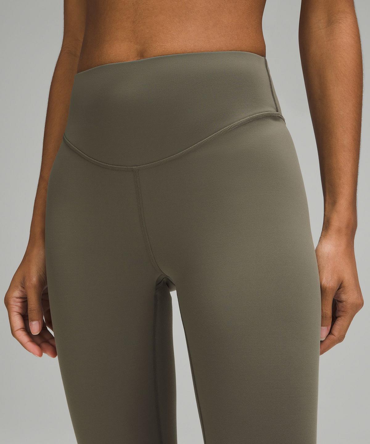 Leggings Lululemon Wunder Under SmoothCover High-Rise Tight 25" Femme Vert | FR_LuLu37732