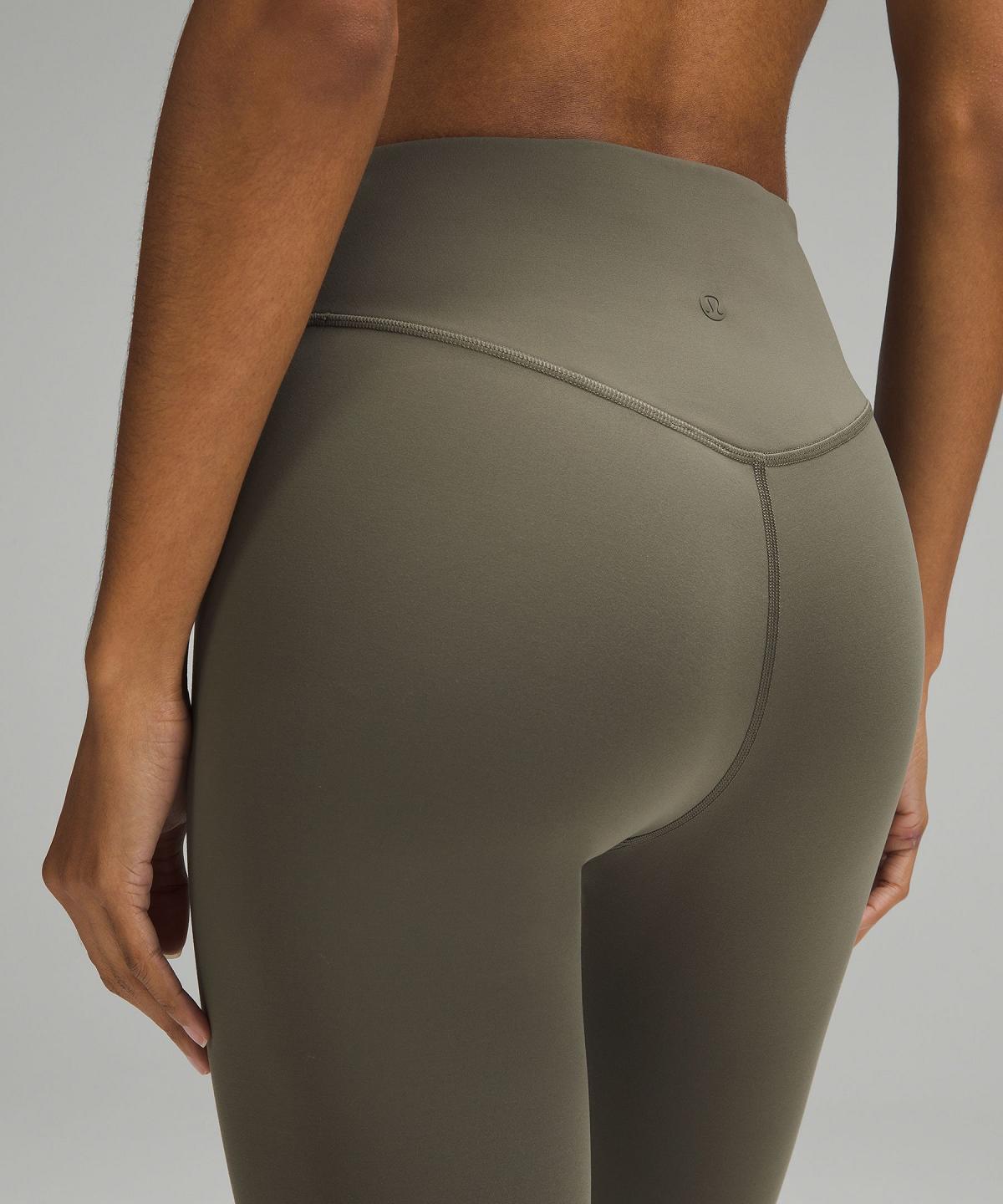 Leggings Lululemon Wunder Under SmoothCover High-Rise Tight 25" Femme Vert | FR_LuLu37732